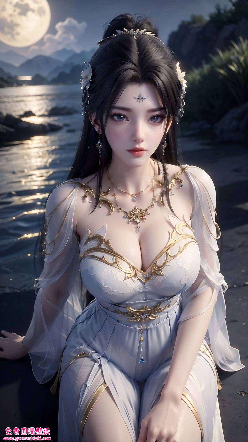 真是国漫美女中的一股清流今儿给您推荐一款壁画界的“网红”——石昊清漪壁纸！这可不是一般的壁纸哦