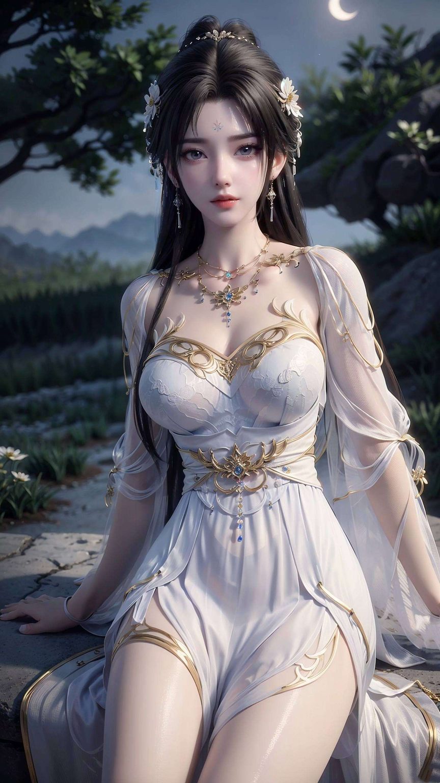 她身姿婉约让手机壁纸成为国漫爱好者的视觉盛宴