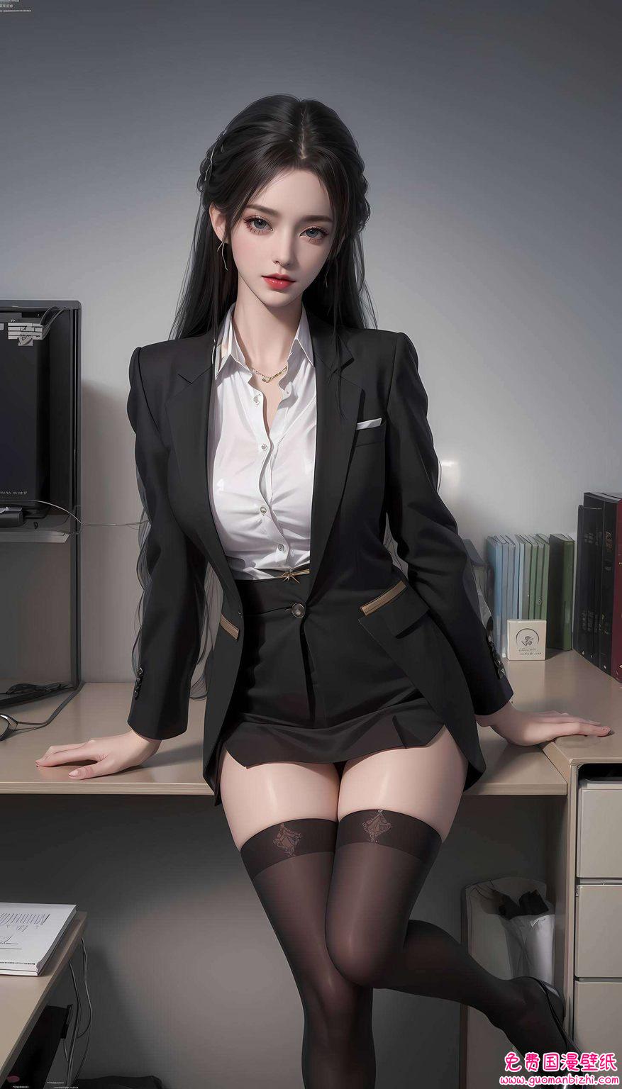 这些壁纸都将带你进入一个充满想象力的世界还是国漫美女的灵动