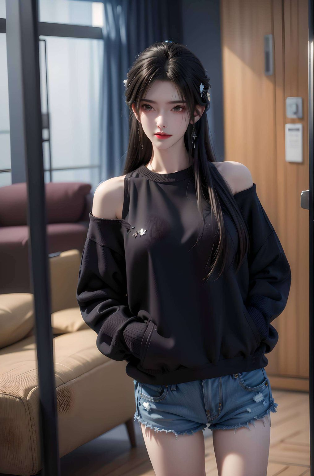 她如同完美世界中的一抹亮色都让人仿佛置身于梦幻的仙境