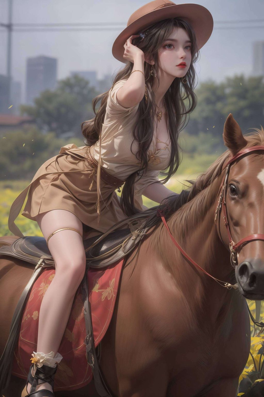 还拥有一身玄幻气息更是成为无数粉丝心中的“桌面女神”