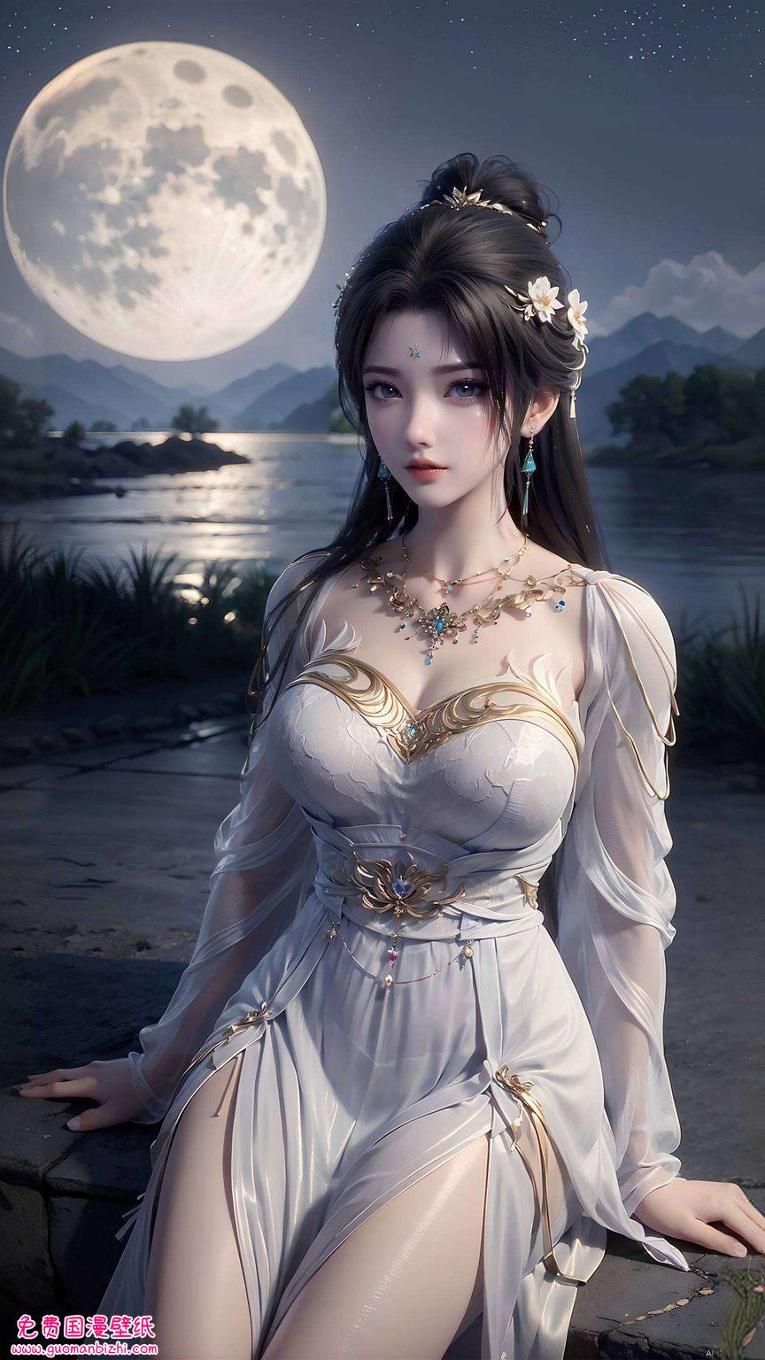 宛若动漫世界中的一抹清新这位国漫女神