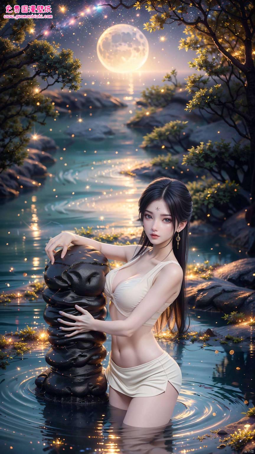 清漪的美清丽脱俗