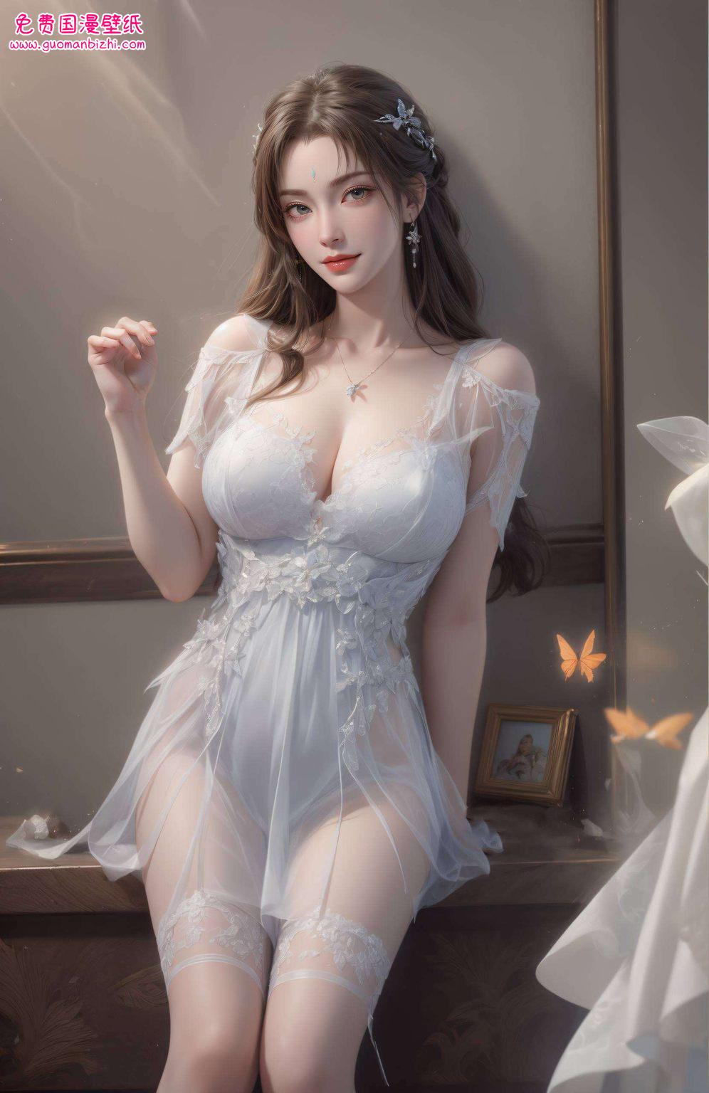 一袭白衣如雪流连忘返