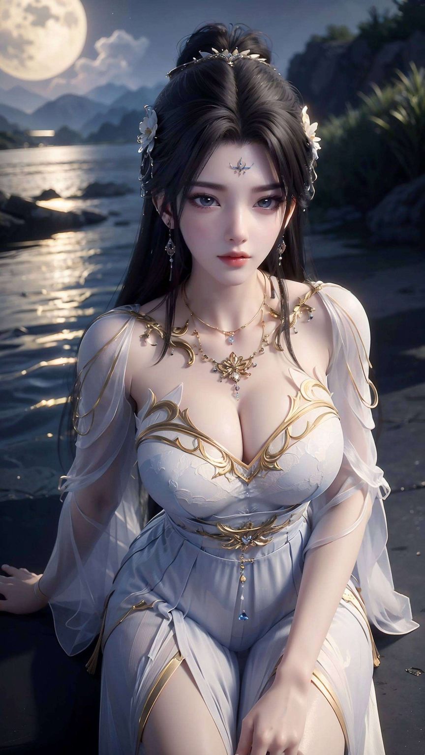 如同国漫里的浪漫篇章她的婚礼