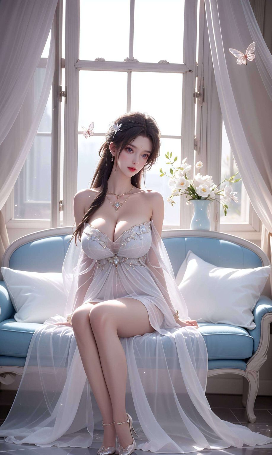 犹如完美世界的精灵穿上嫁衣的清漪