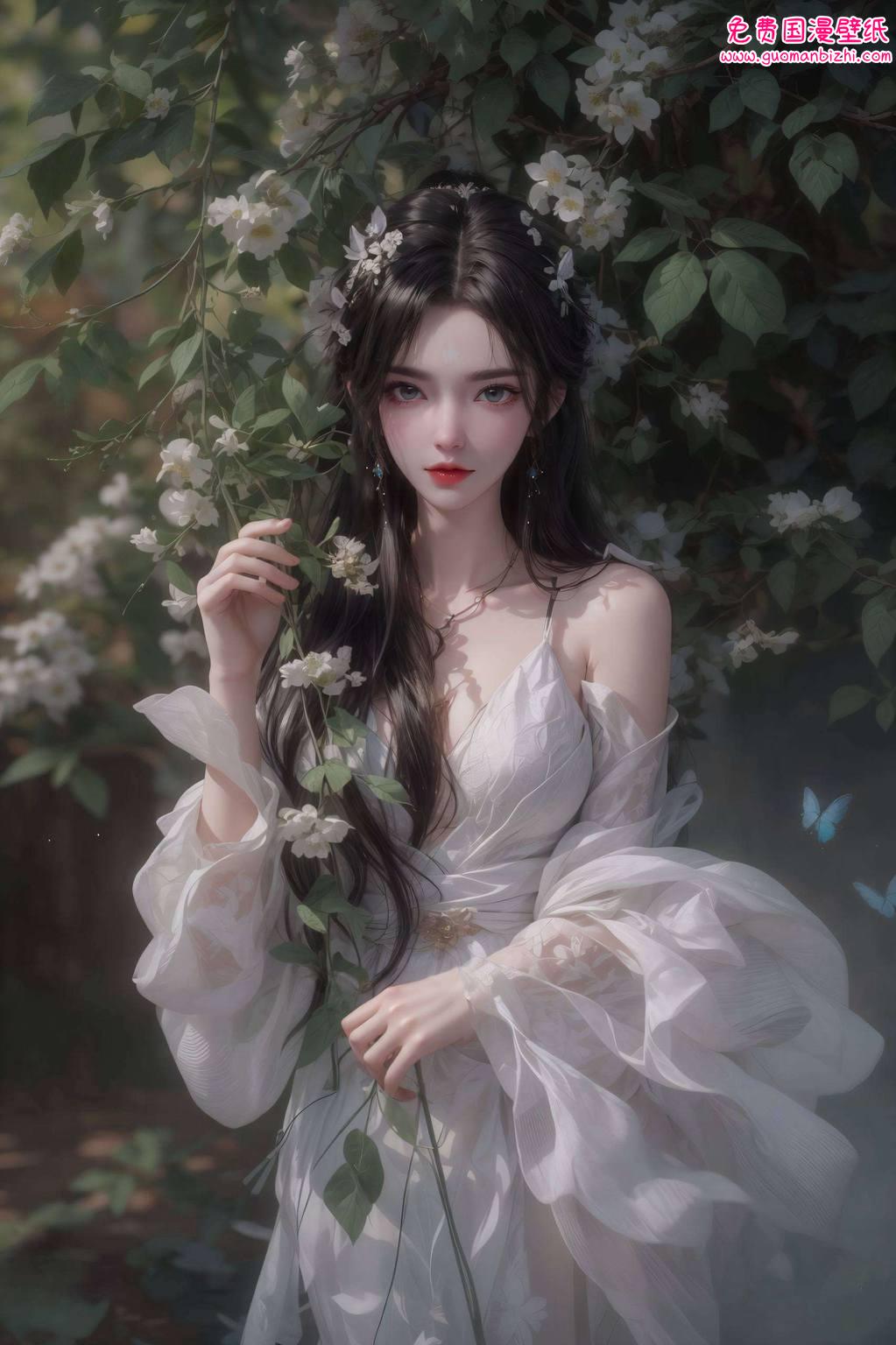 她是国漫中的绝世美女令人一见倾心