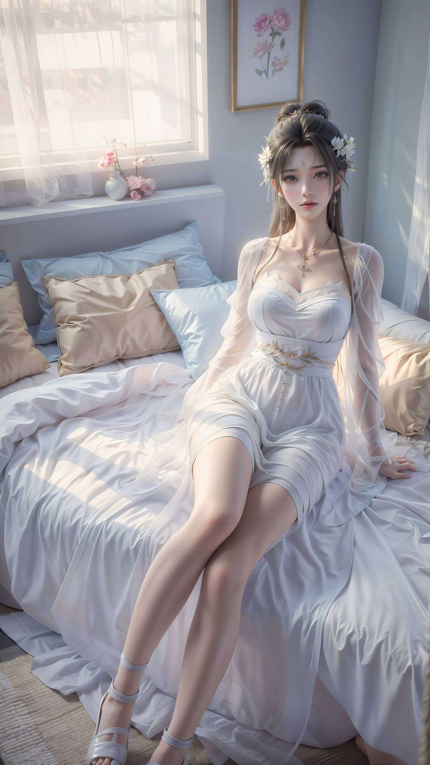 动漫女神的灵动与玄幻世界的神秘将国漫之美汇聚