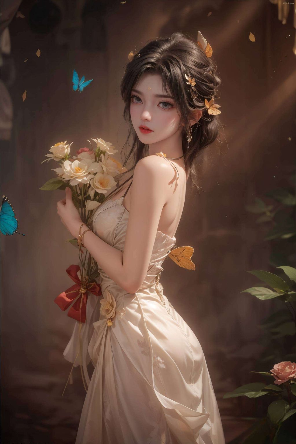 清漪身着轻纱