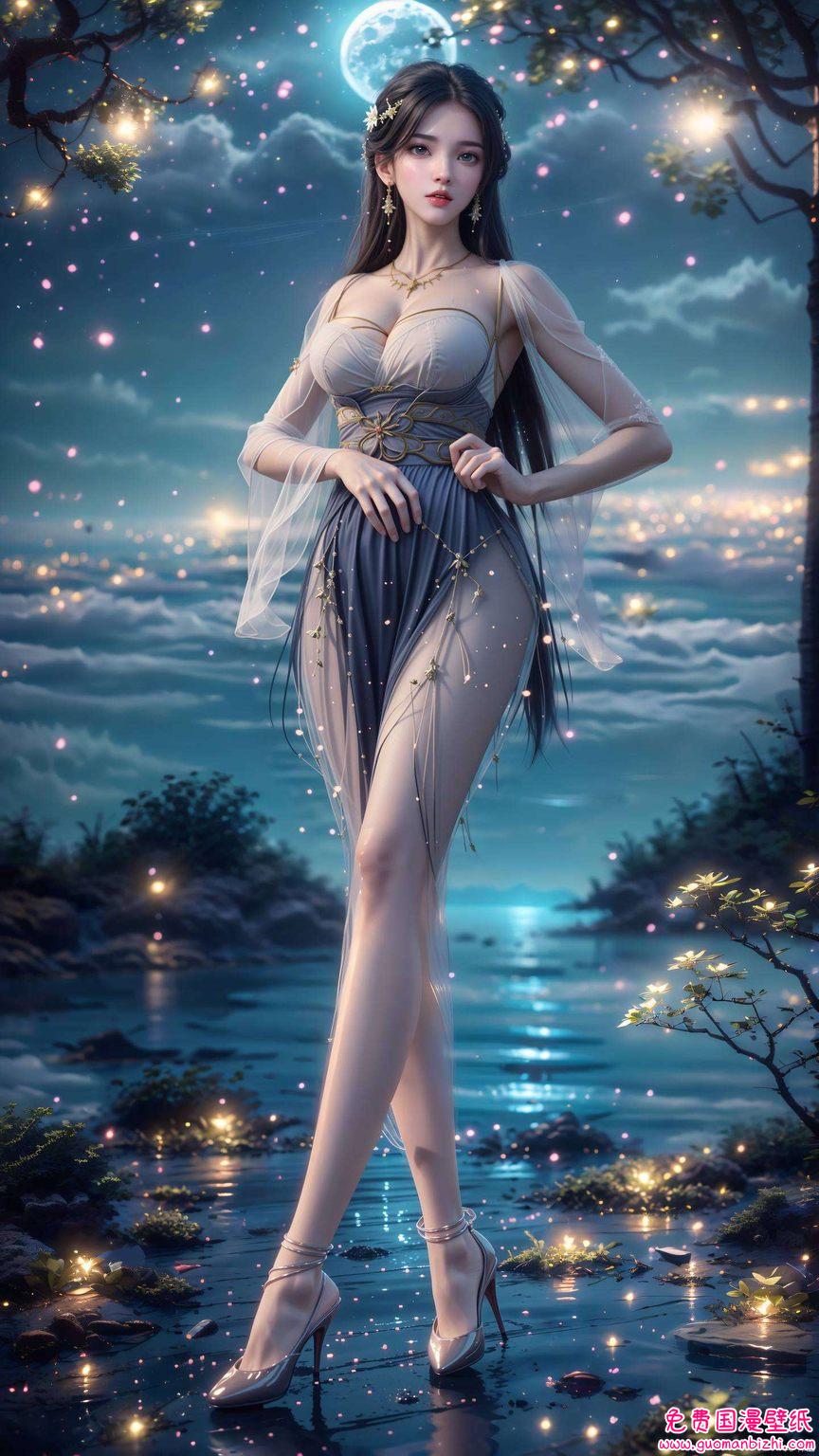 保证你的电脑桌面都充满了玄幻的气息和满满的少女心！✨各位小可爱们！🌟 这里有超美的清漪高清壁纸哦！蓝天白云