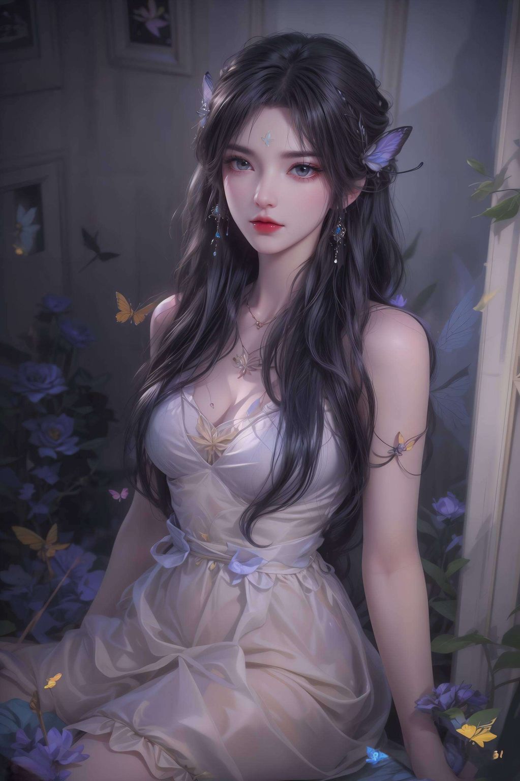 国漫美女的魅力各位小可爱们！🌟 今天给大家带来一款超级炫彩的ipad桌面壁纸