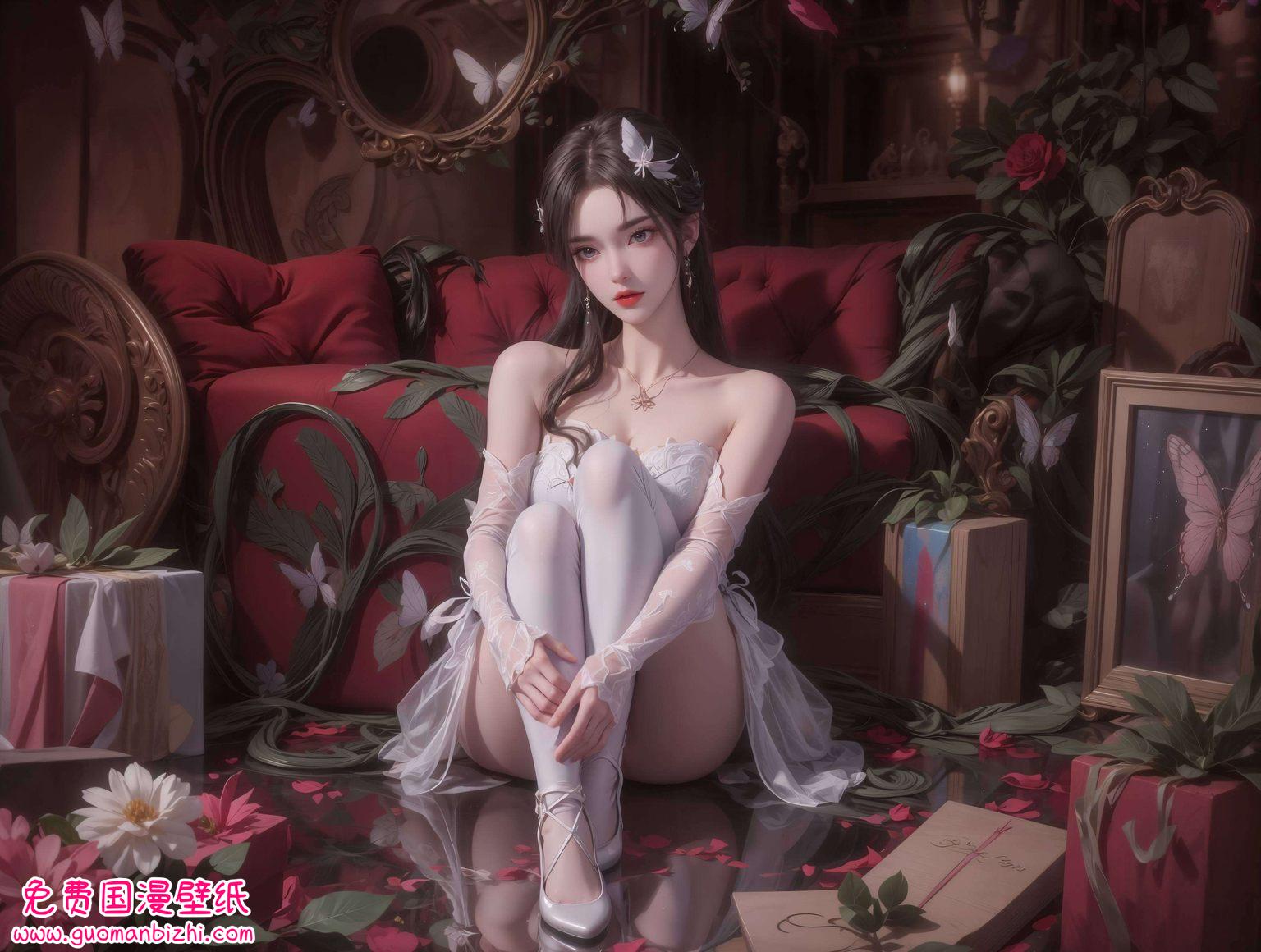 动漫美女与国漫女神交织诸如“清漪”、“完美世界”