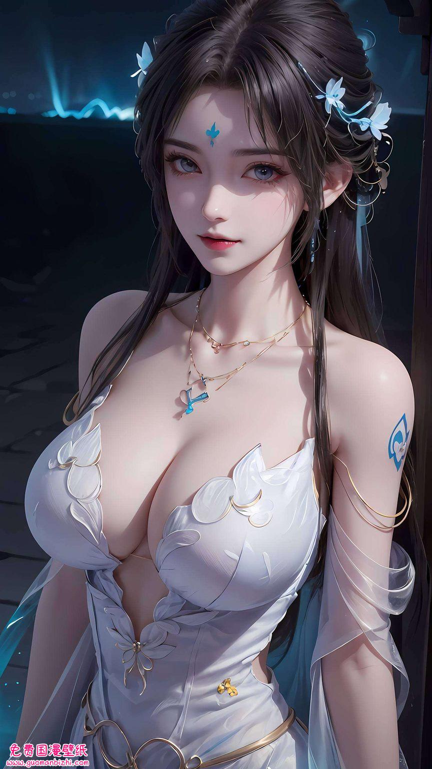 简直是护眼iPhone的最美壁纸啊！👀✨

清漪就像是走进了国漫的梦幻世界一样！🌈💖

而且这款壁纸还带有一种玄幻的感觉