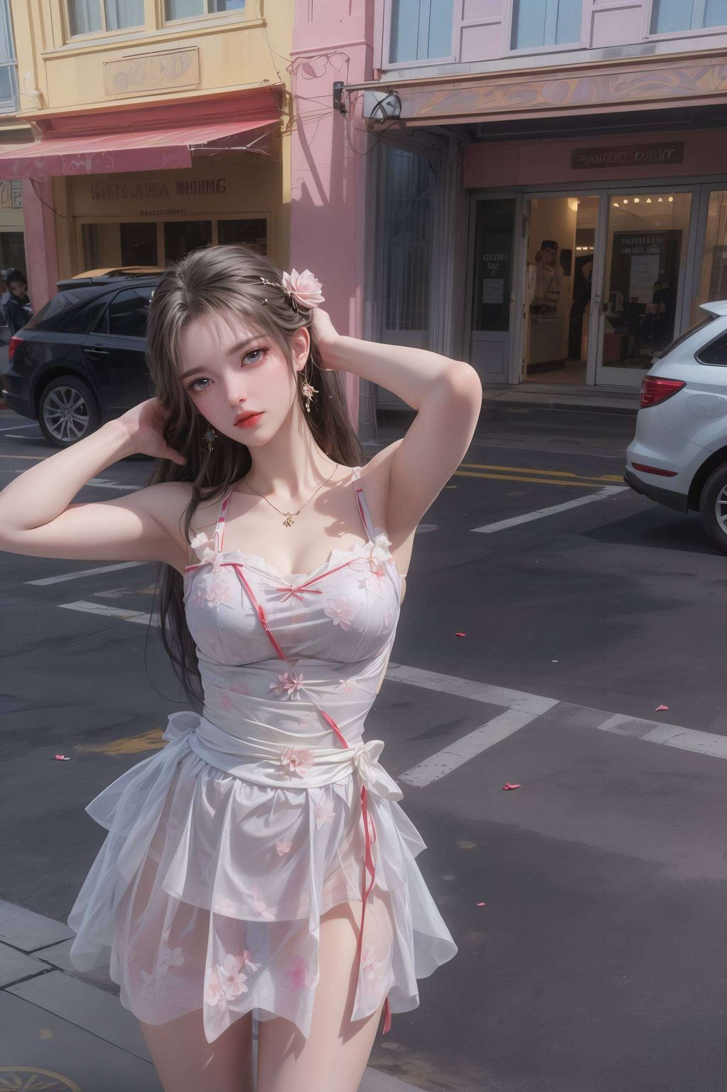 都是壁画上的一笔细腻勾勒她的美