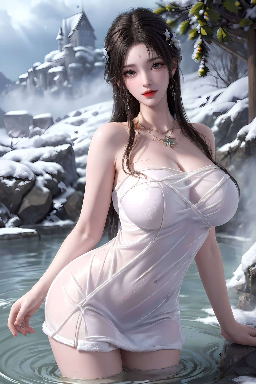 笑起来更是调皮可爱她是《完美世界》里的绝世美女