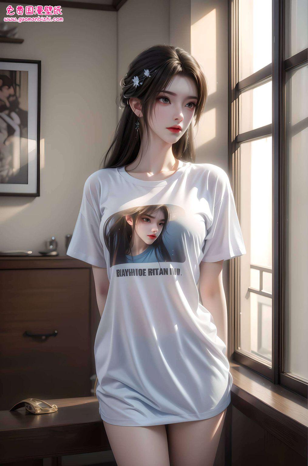 她那国漫女神的灵动身影让人感叹人生的美好瞬间