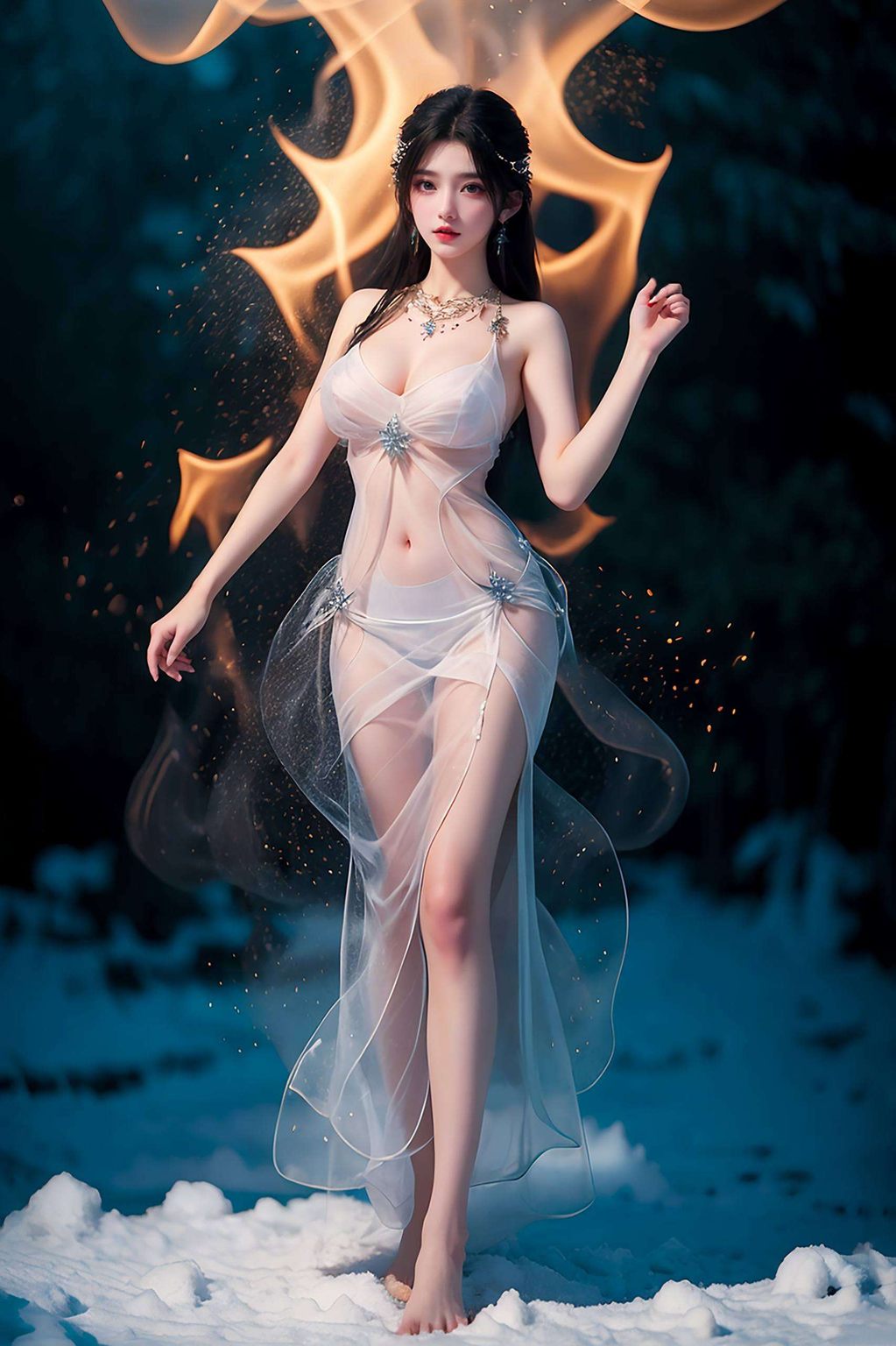 在手机屏幕上静静绽放她的每一次眨眼