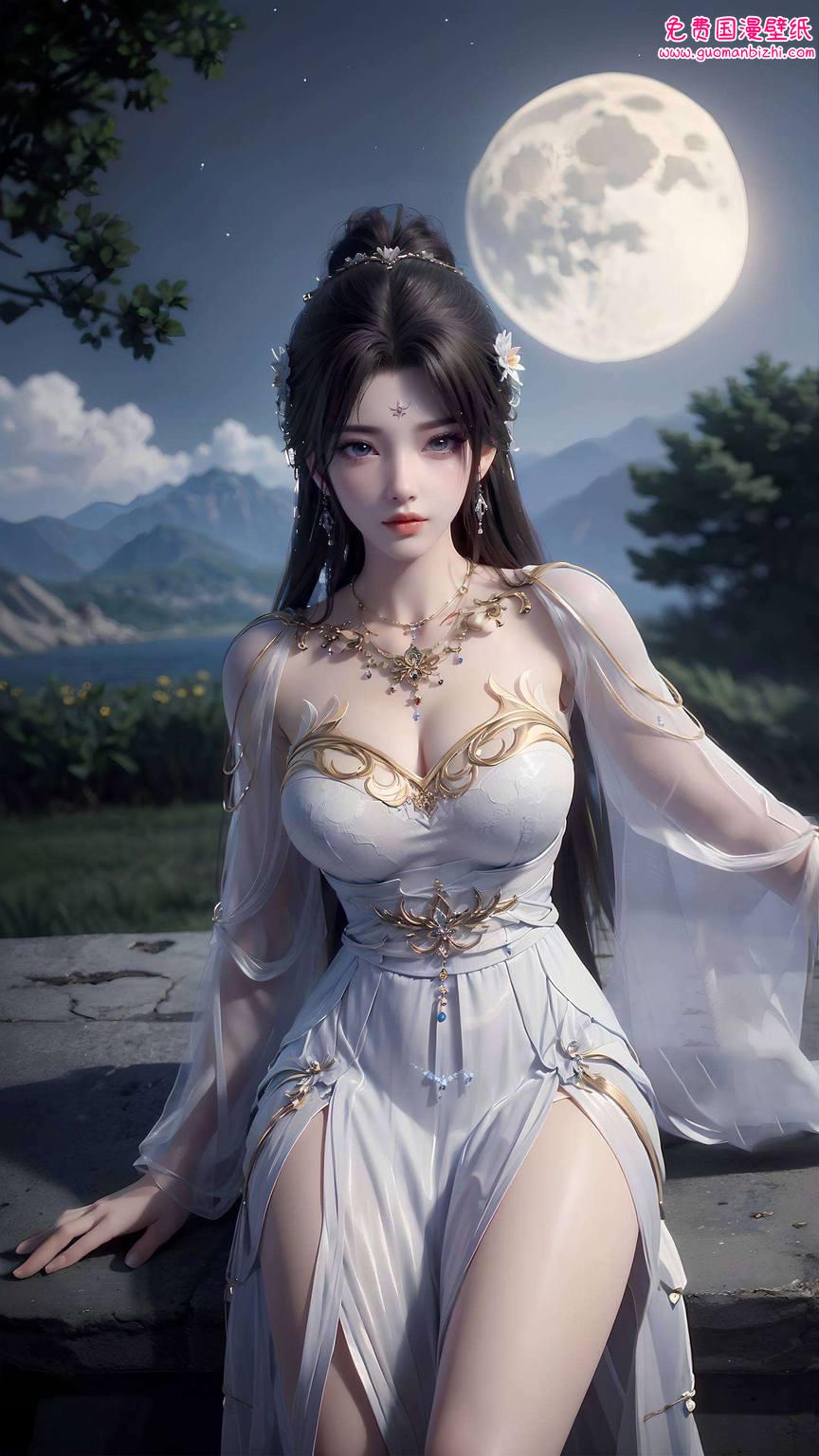 大家好！今天给大家介绍一位国漫界的小仙女——清漪！这位小姐姐不仅人美声甜还自带玄幻气质哦～她的高清壁纸