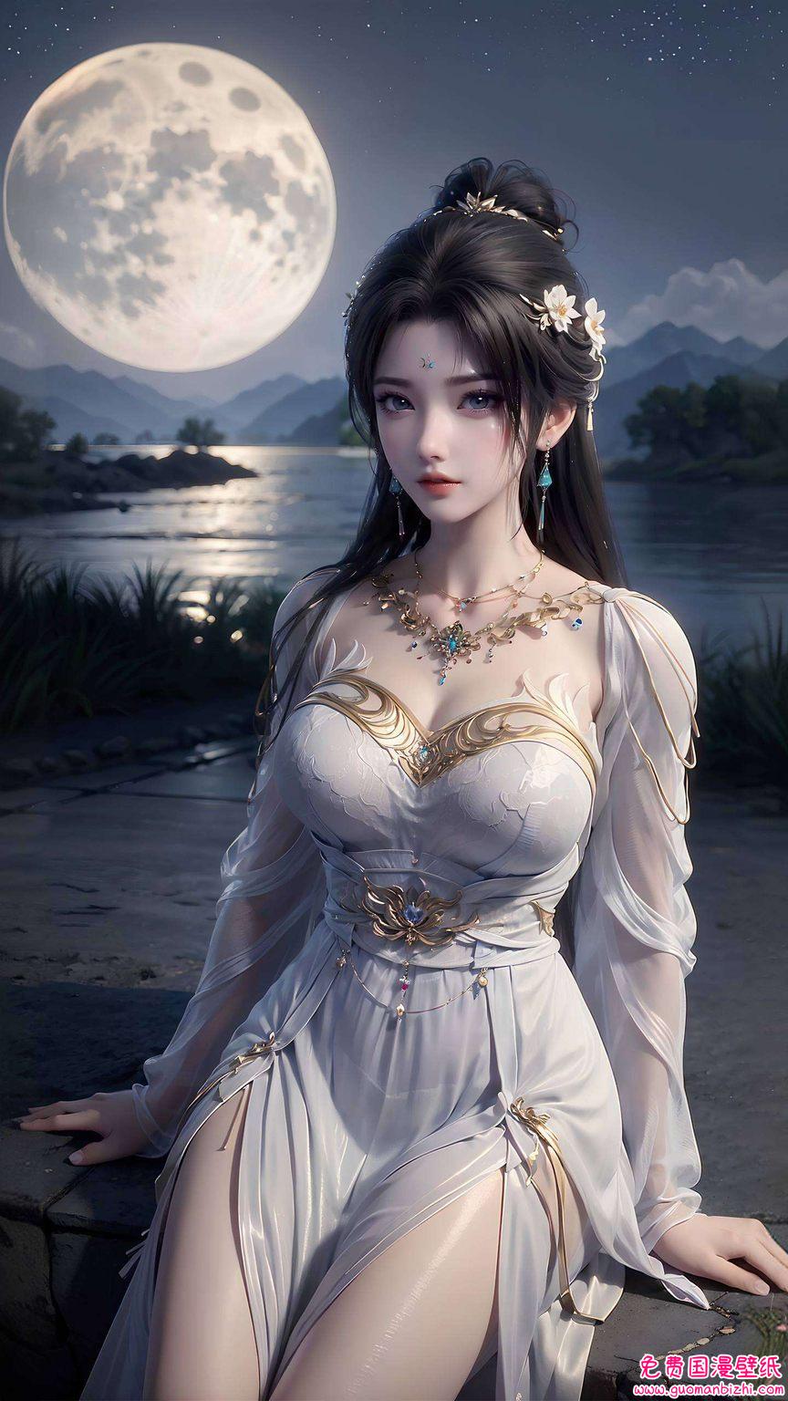 小可爱们！今天给大家带来一款超级梦幻的清漪主题壁纸哦！这位国漫女神不仅美得让人心动让人沉迷在她的玄幻世界里