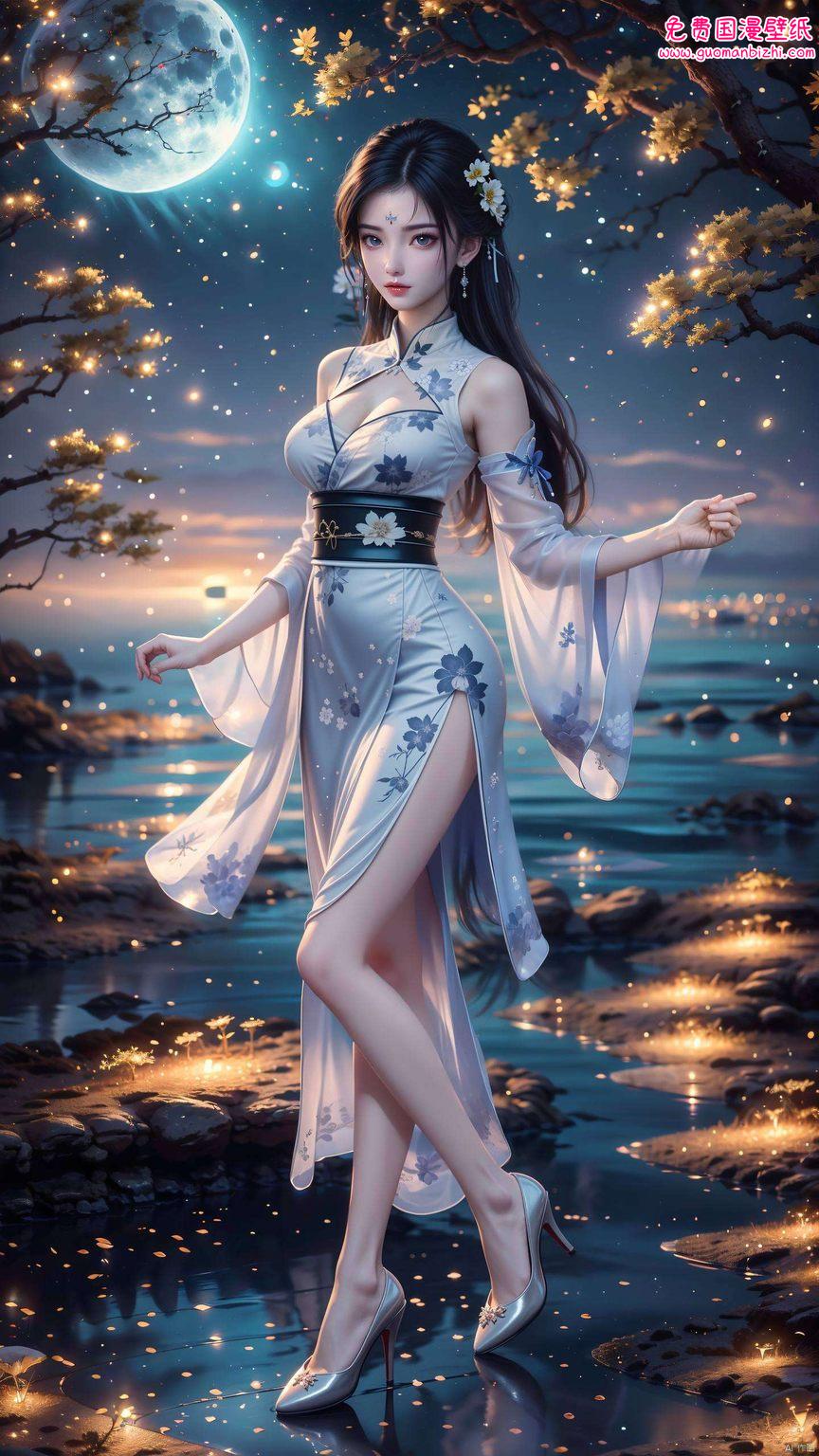 如同一幅动人的画卷我们仿佛看到了国漫女神们的风华绝代