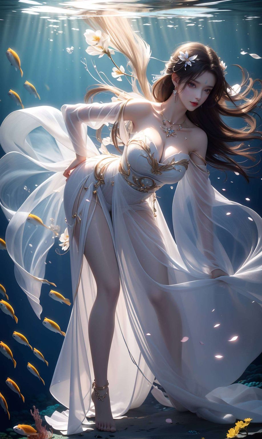 感受那完美世界里的清雅之美宛若画卷中走出的仙子