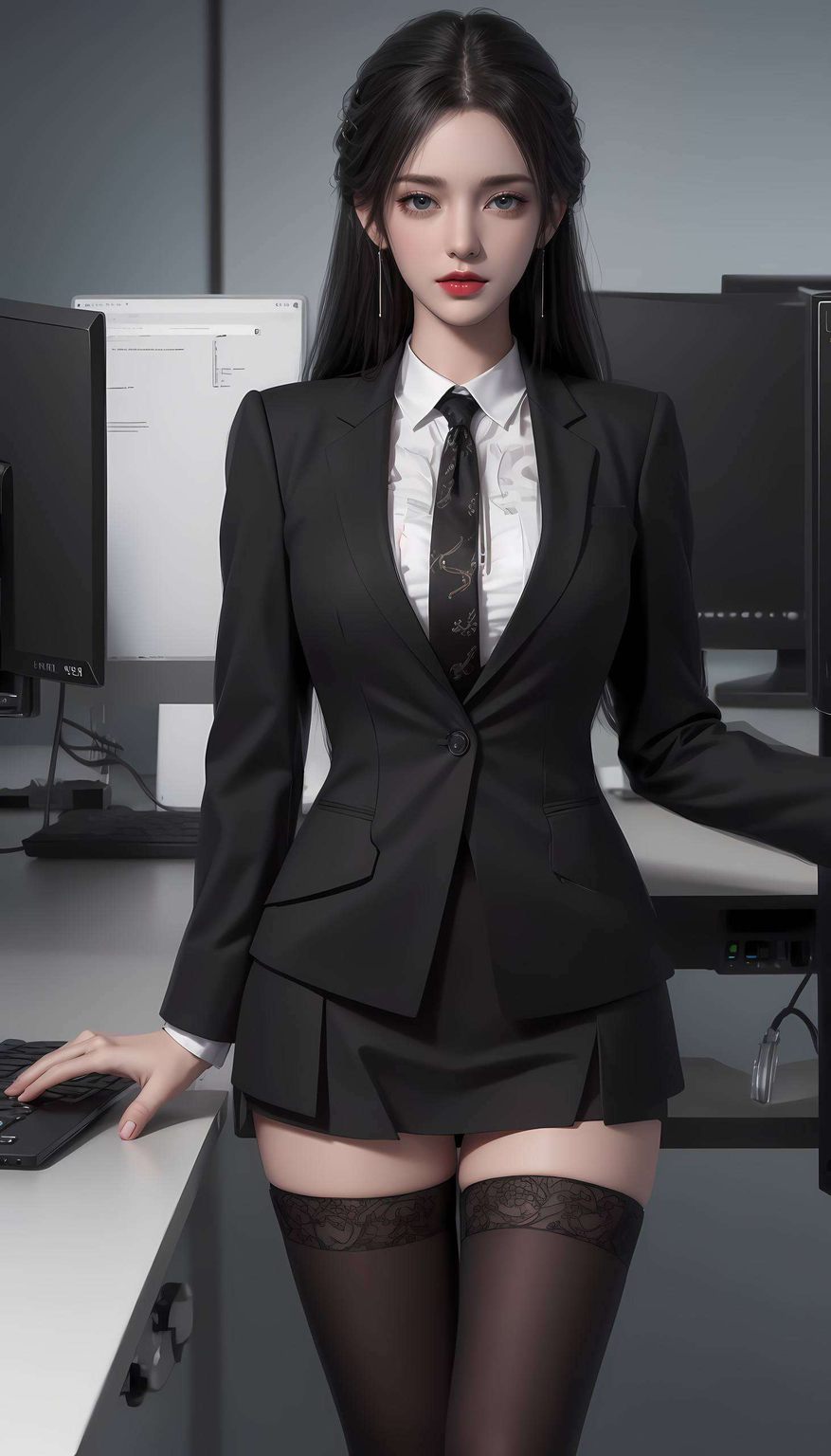 每当看到她们在完美世界中游走如同梦幻中的国漫美女