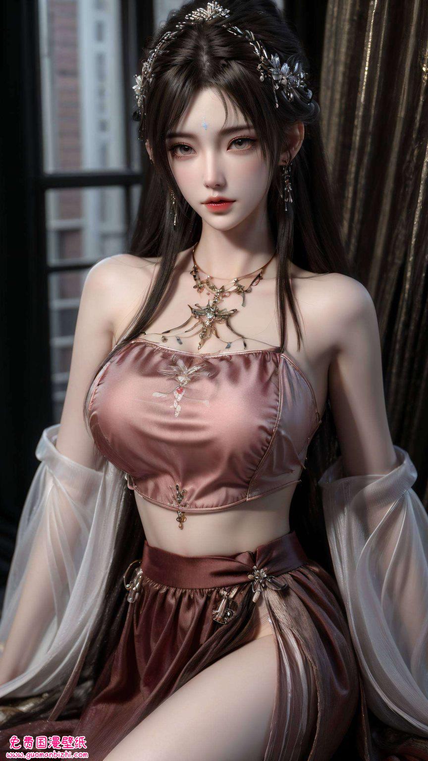 动漫美女翩翩舞电脑壁纸生辉