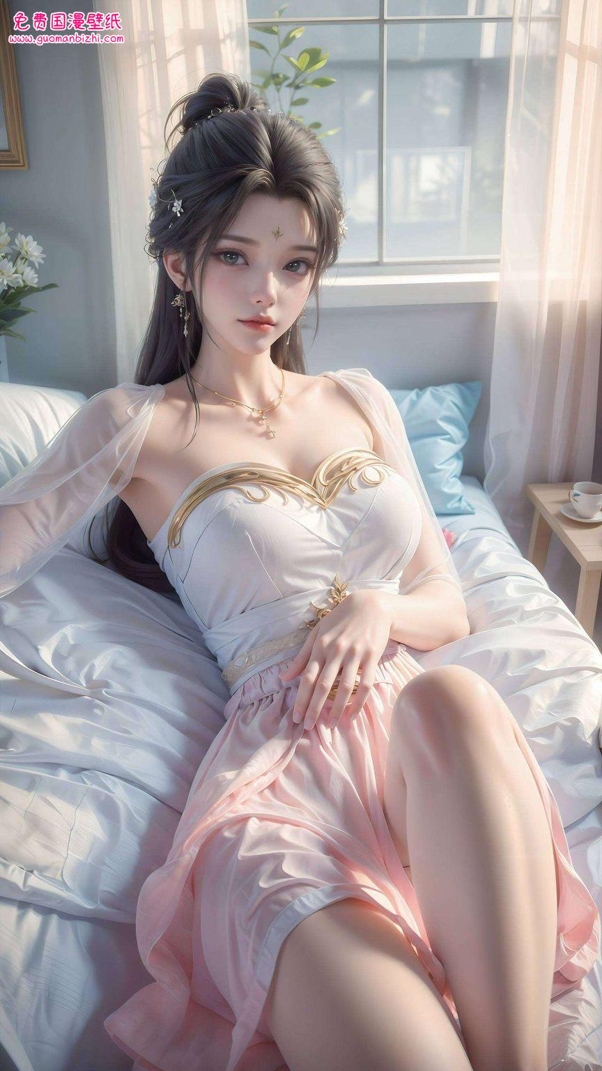 仙气萦绕她与完美世界相映成趣