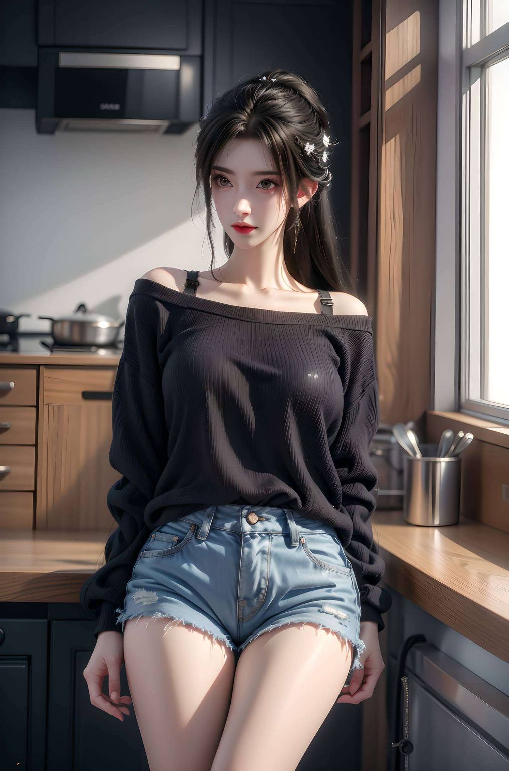 在这炫彩壁纸中那是一幅融合了国漫之美与玄幻气息的壁纸