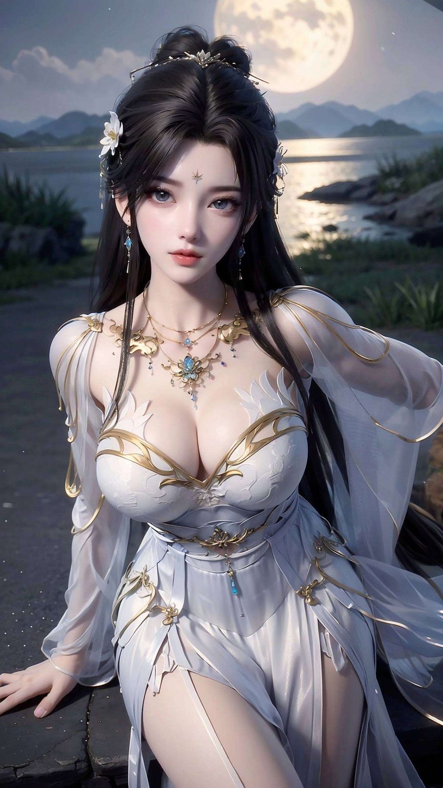 仿佛置身于国漫的绚烂世界其容颜娇美