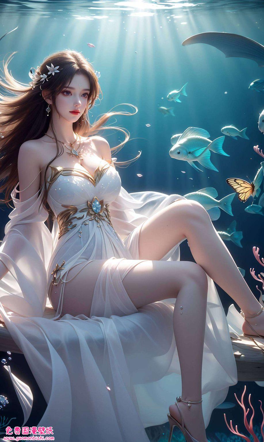 国漫女神清漪壁纸美得令人心醉；动漫美女火灵儿