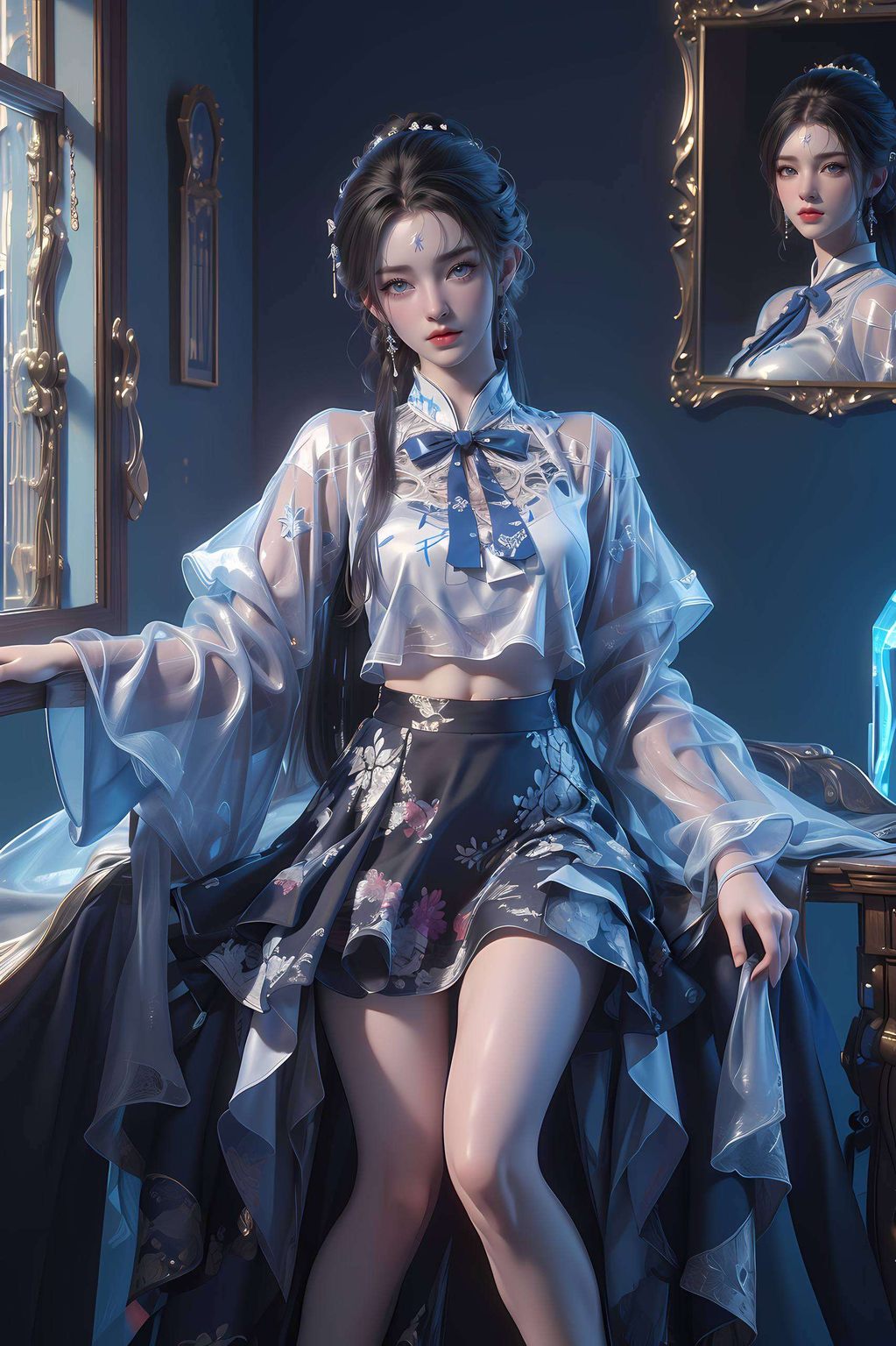 国漫女神翩翩起舞