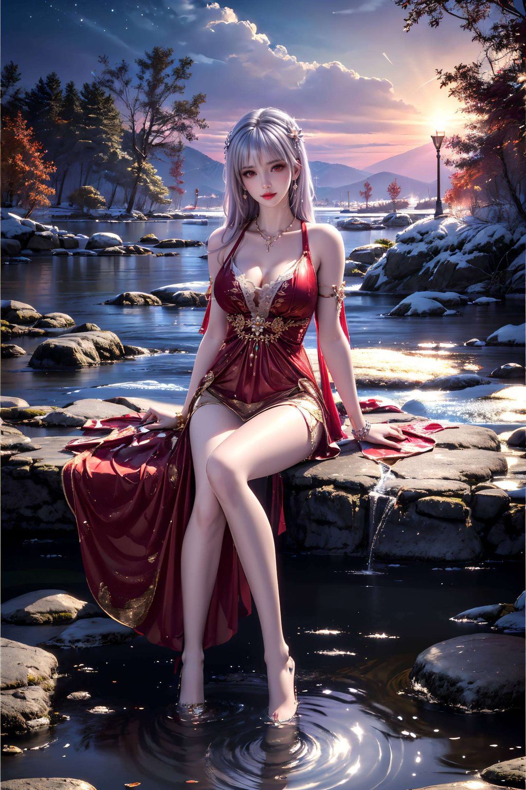 将神秘与优雅完美融合是国漫女神的化身
