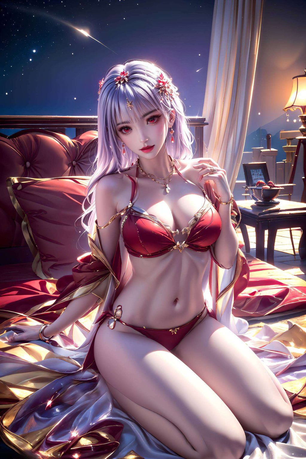 它那晶莹的眸子灵动如仙