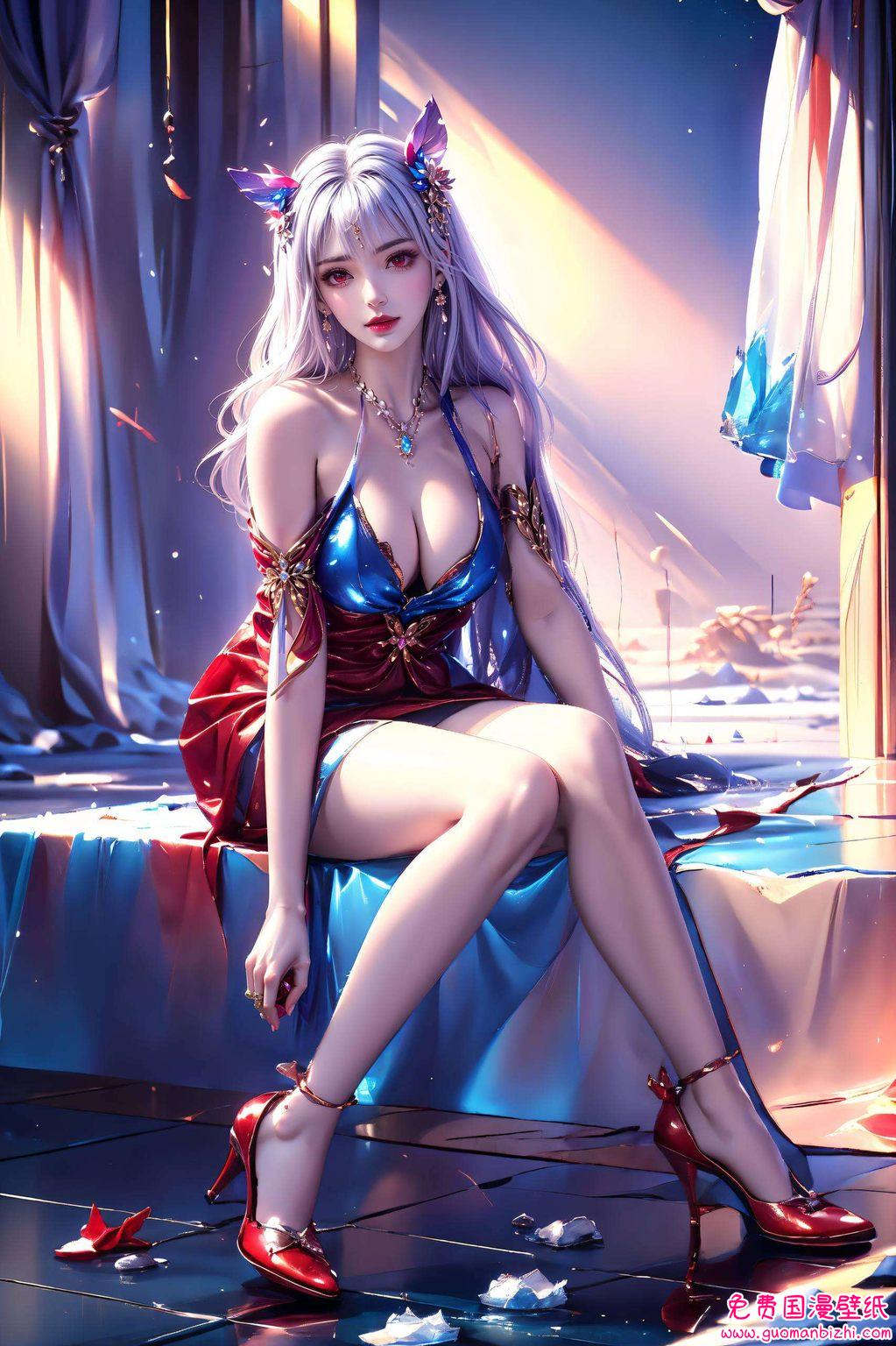 更是国漫美女的灵动展现只为了将自己梦幻的身影植入每一寸屏幕