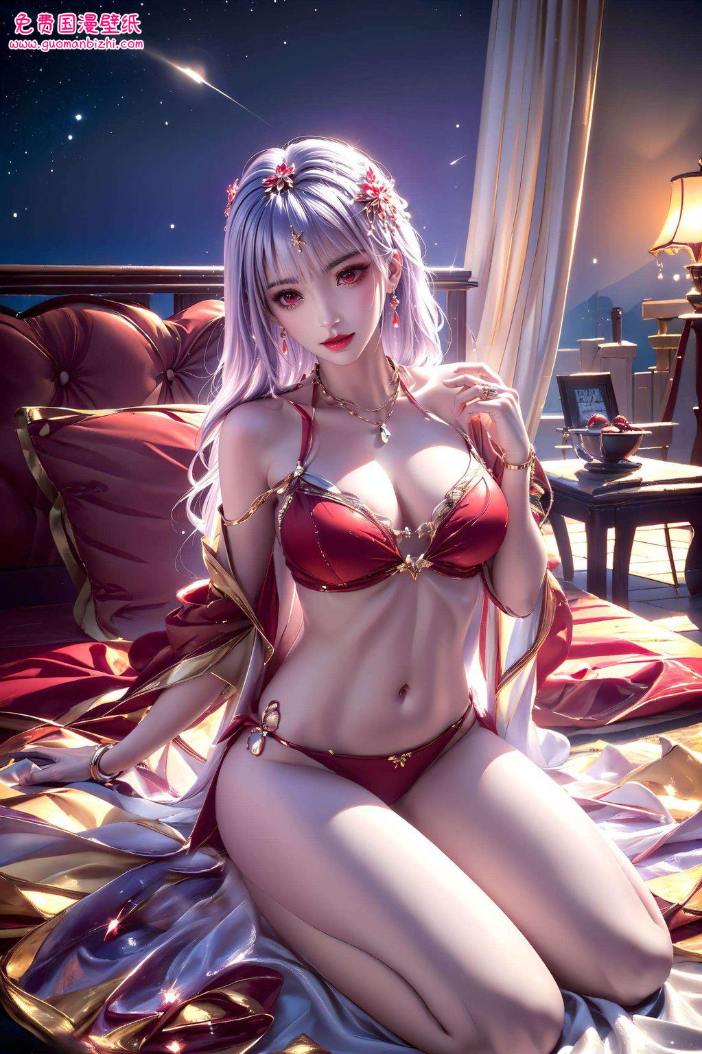 神秘中透出一抹国漫的温婉之美让人不禁沉浸在这份国漫女神的优雅与玄幻之中