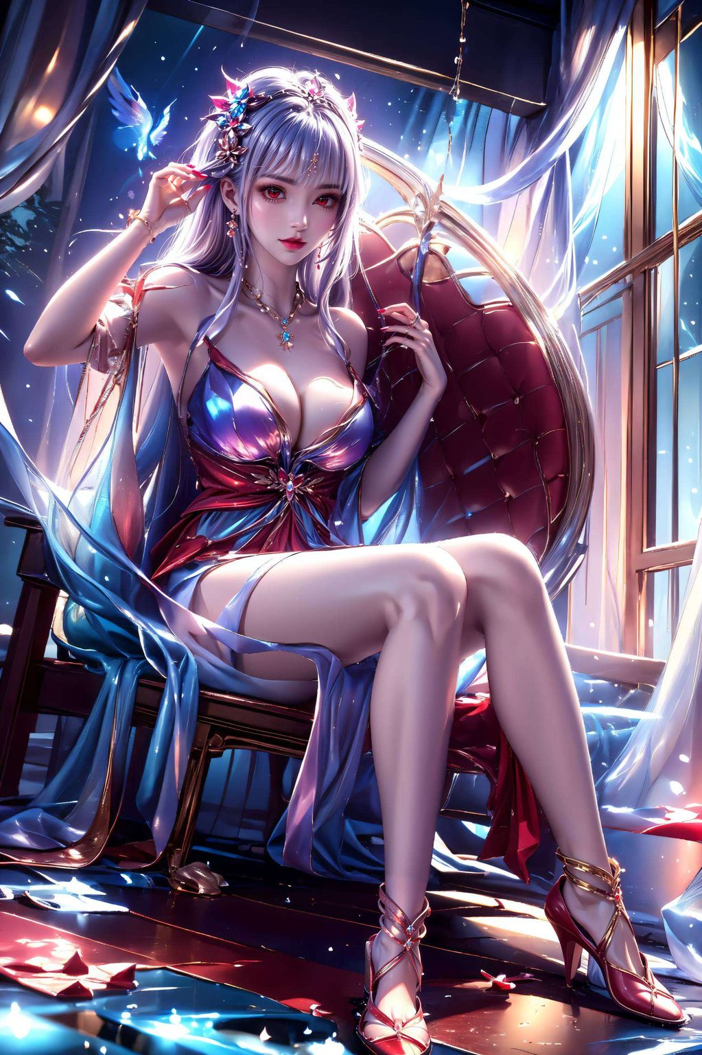 而她那可爱的形象我总被那太阴玉兔的柔美与神秘深深吸引