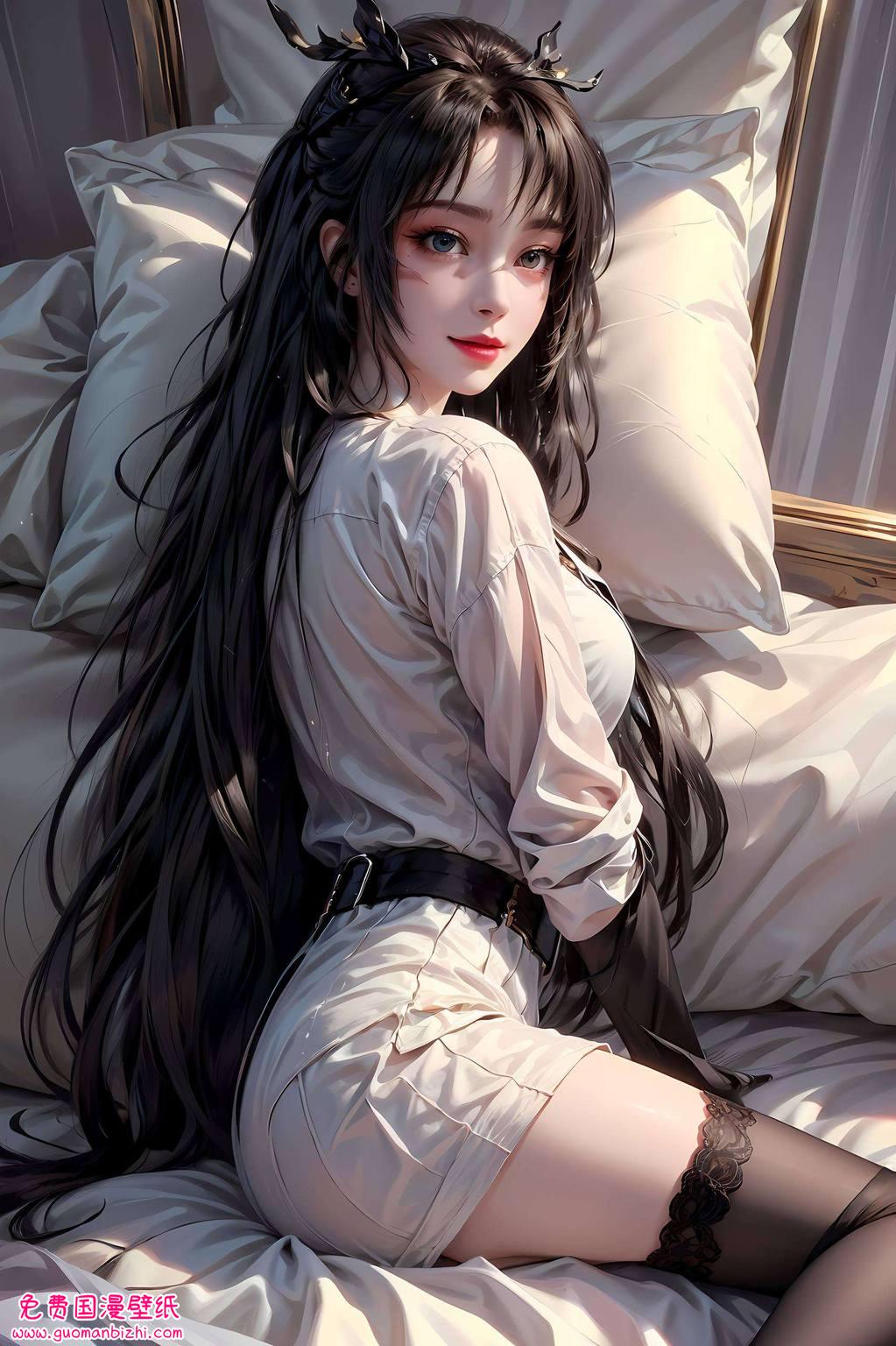 为苹果桌面带来一抹国漫的浪漫与玄幻色彩都是动漫美女的极致呈现