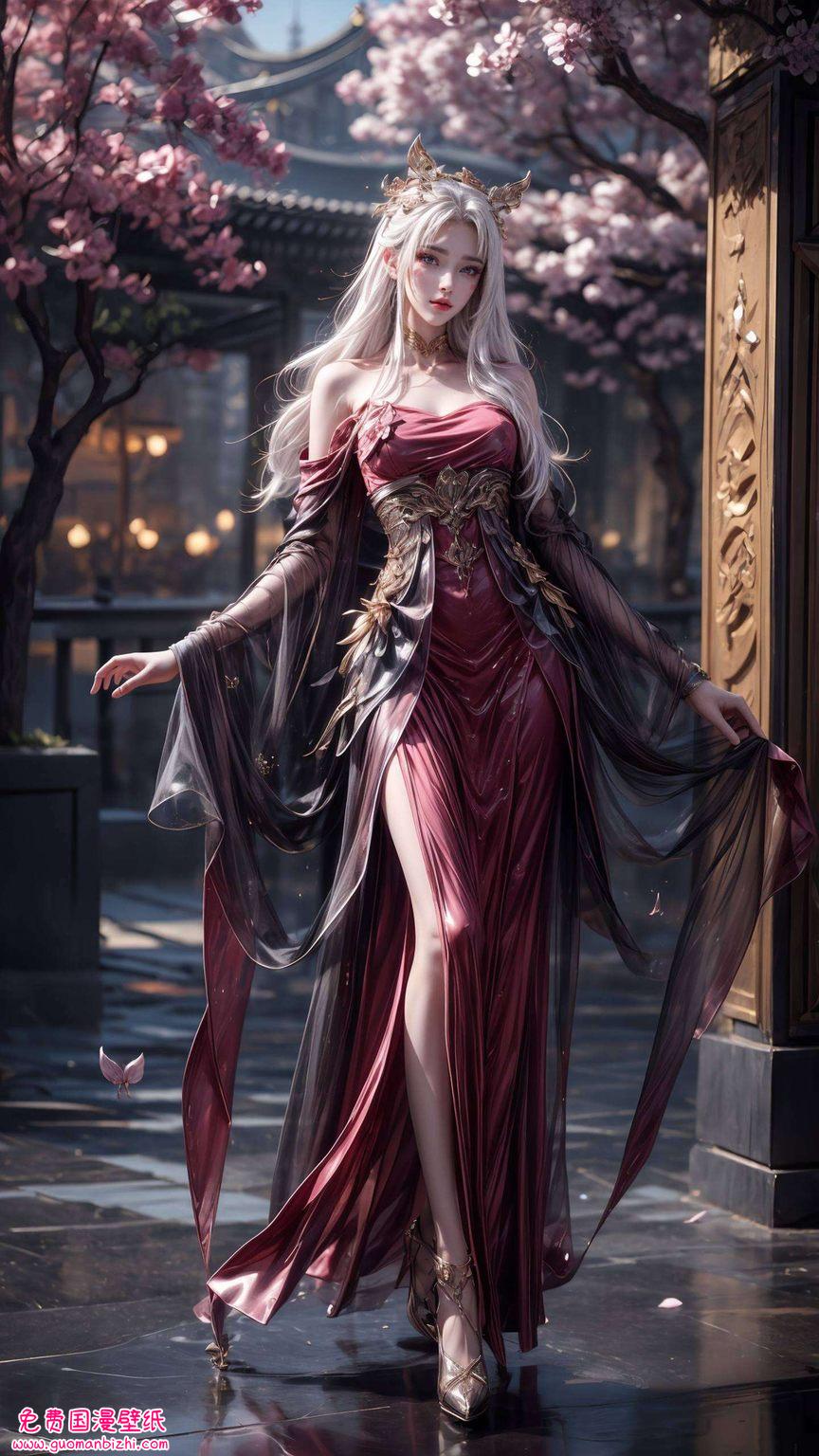 她那飘逸的狐尾哈