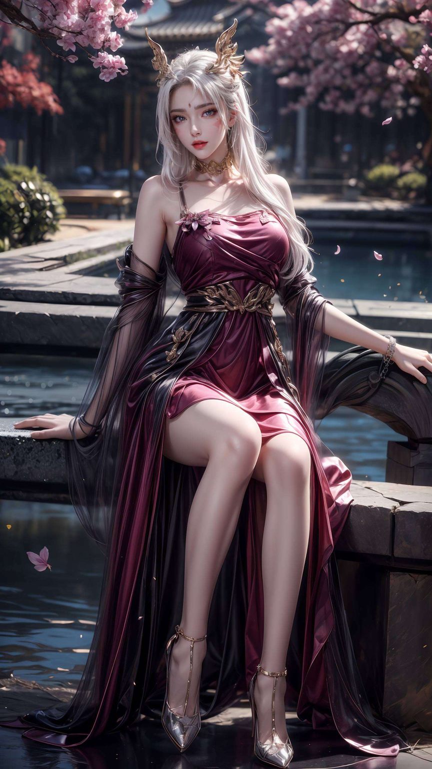 更在玄幻的色彩中让这位国漫美女成为你日常生活中的温柔伴侣