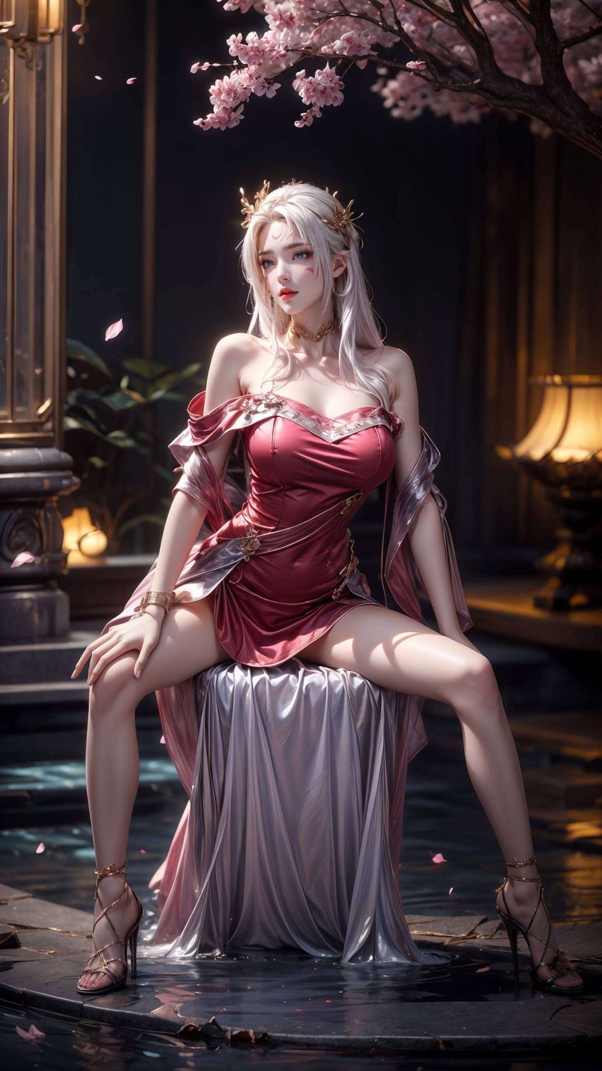 她那飘逸的狐尾和深邃的眼眸都是对玄幻艺术的极致追求