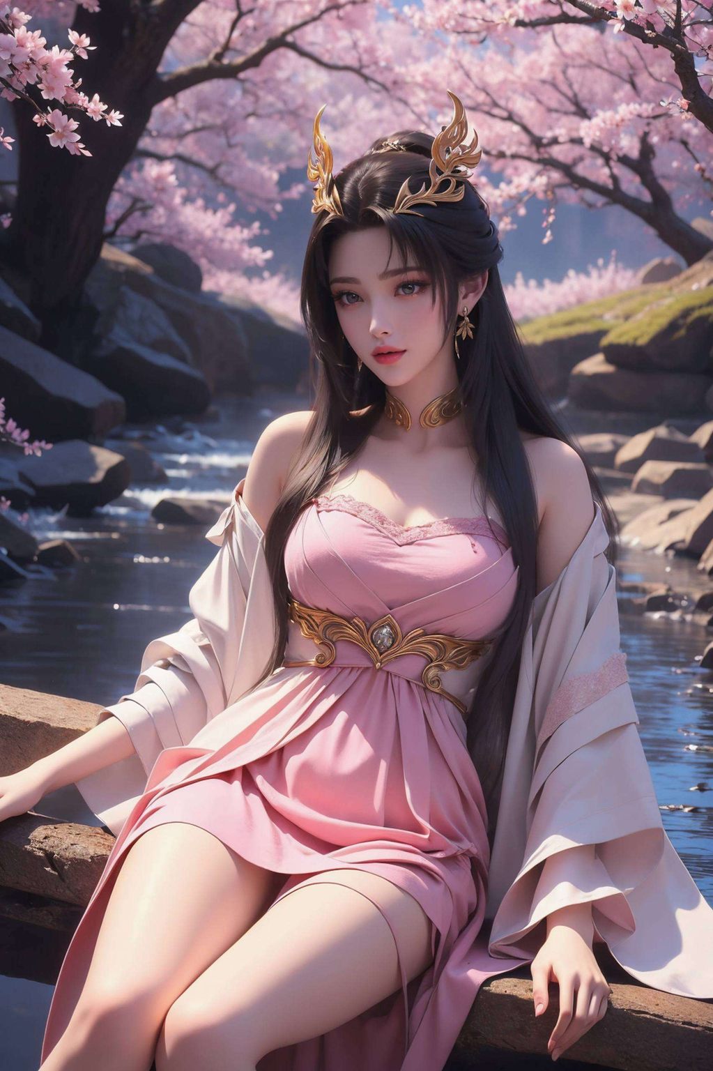 完美世界的化身这款壁纸融合了国漫女神的独特魅力