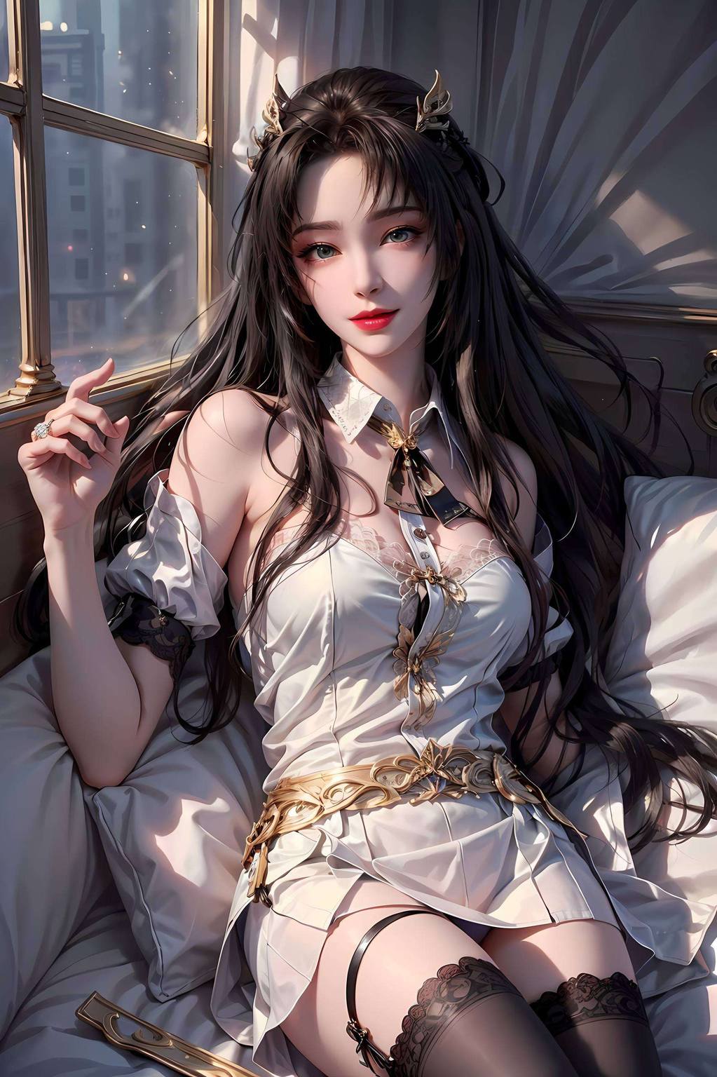 各位看官今儿给您推荐一款绝美的天狐仙子精品壁纸