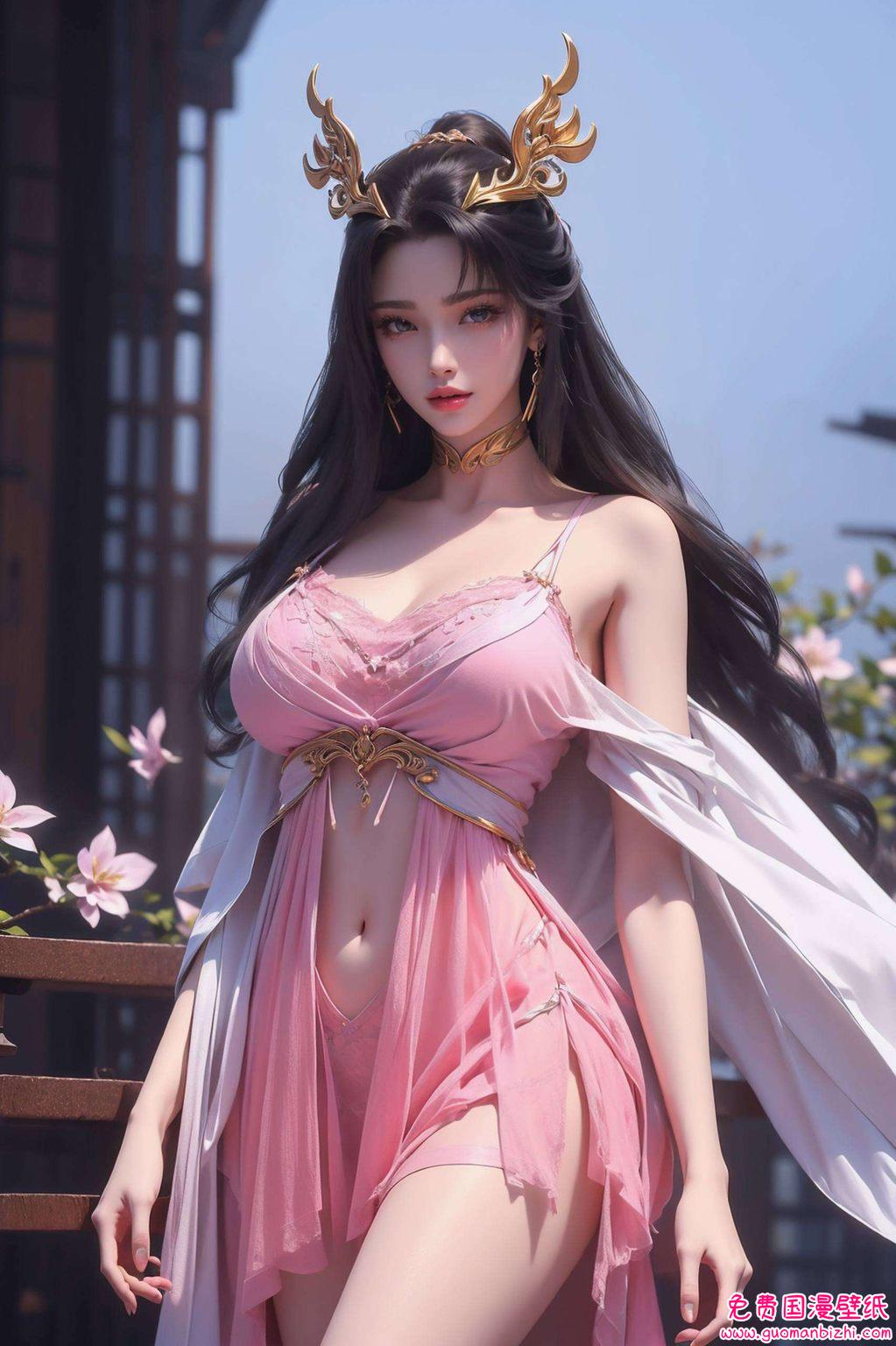 天狐仙子那翩翩如仙的正脸壁纸国漫女神的风采在这张壁纸中展现得淋漓尽致