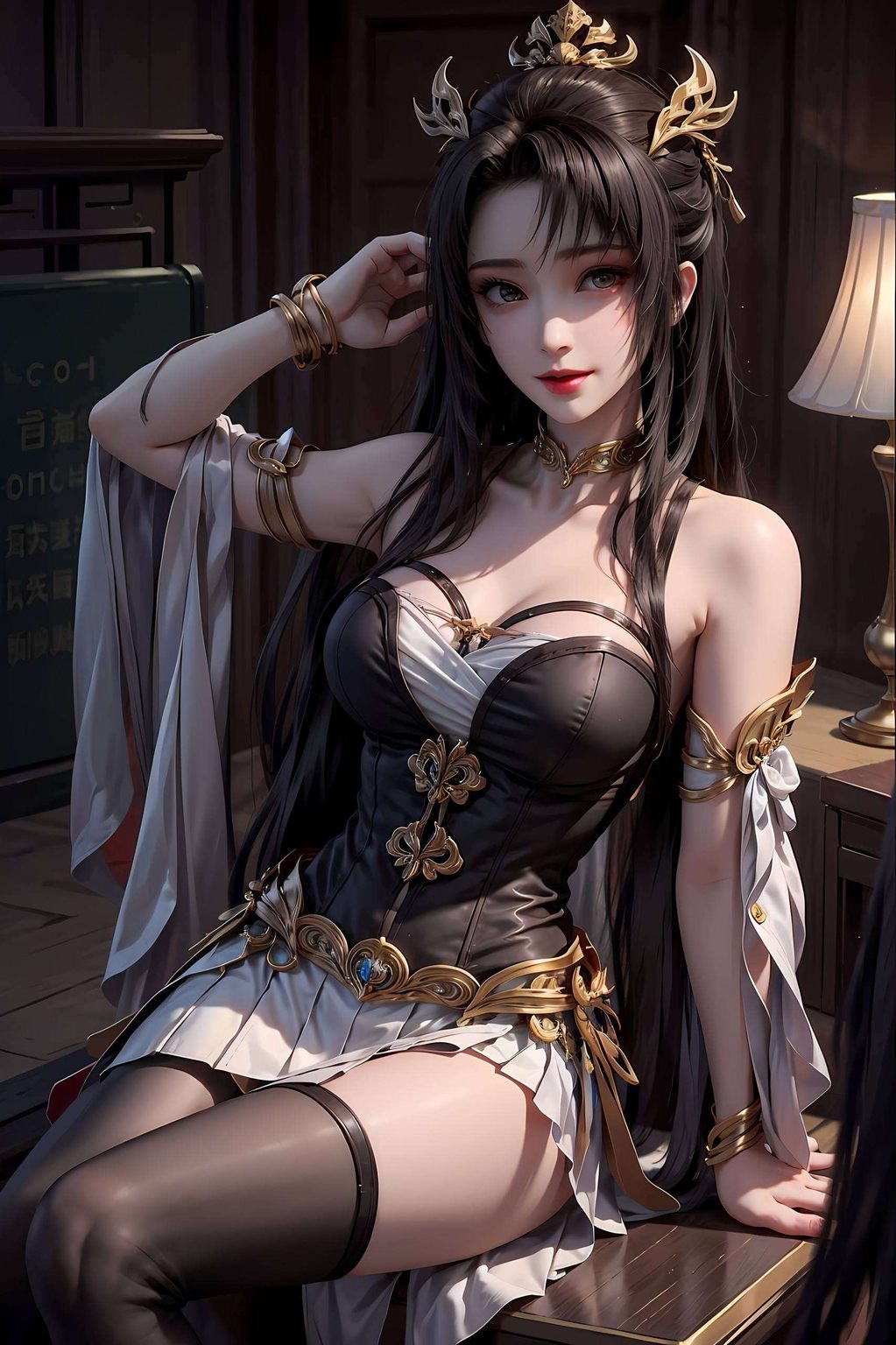 天狐仙子的身影独树一帜她的优雅与神秘