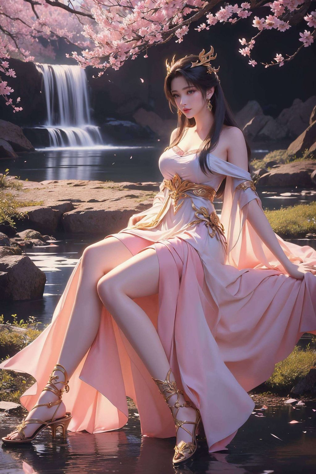 在绚丽多彩的国漫世界中她身姿曼妙