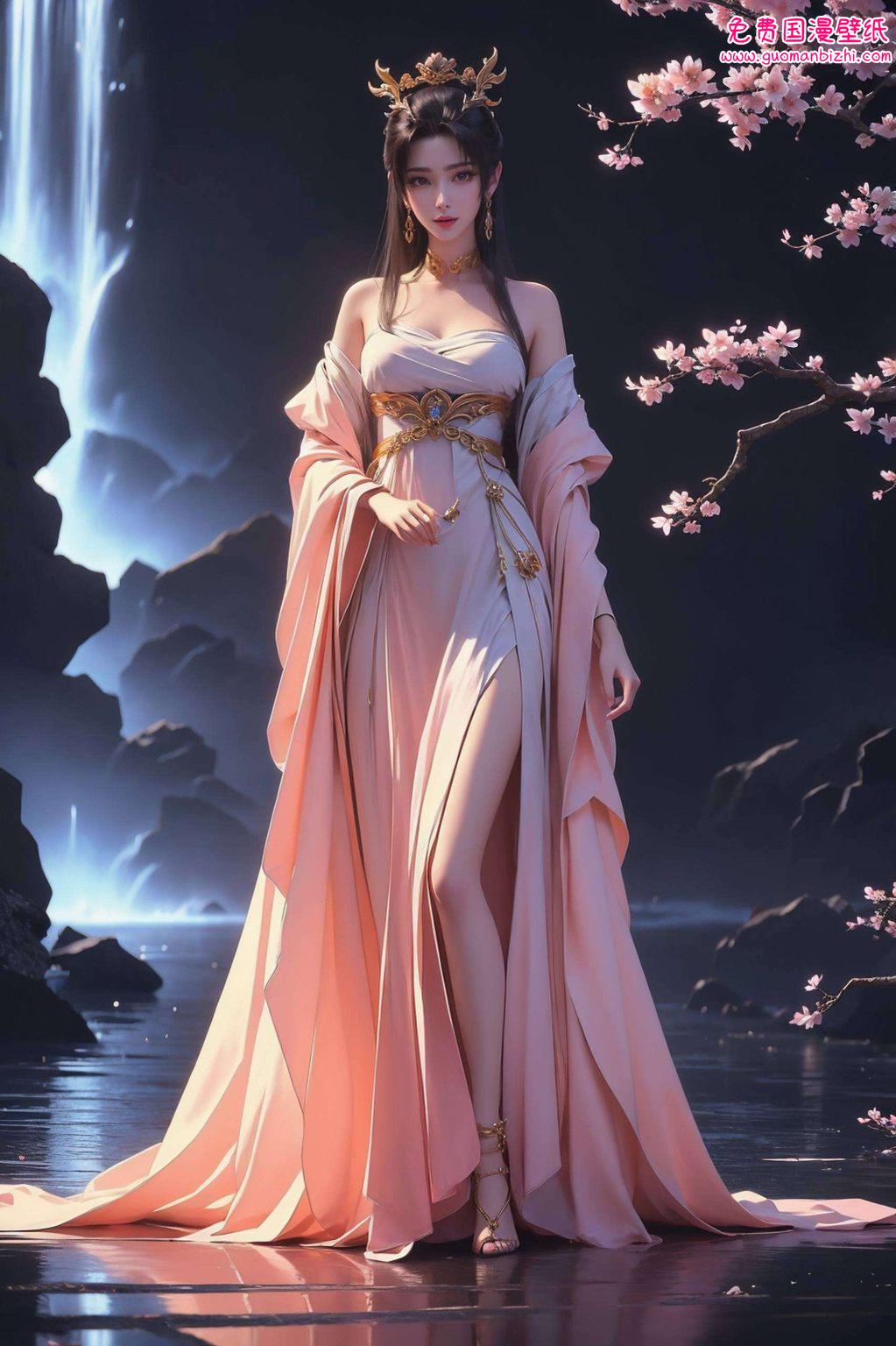 在梦幻的国漫世界里她那高清壁纸中的每一个细节