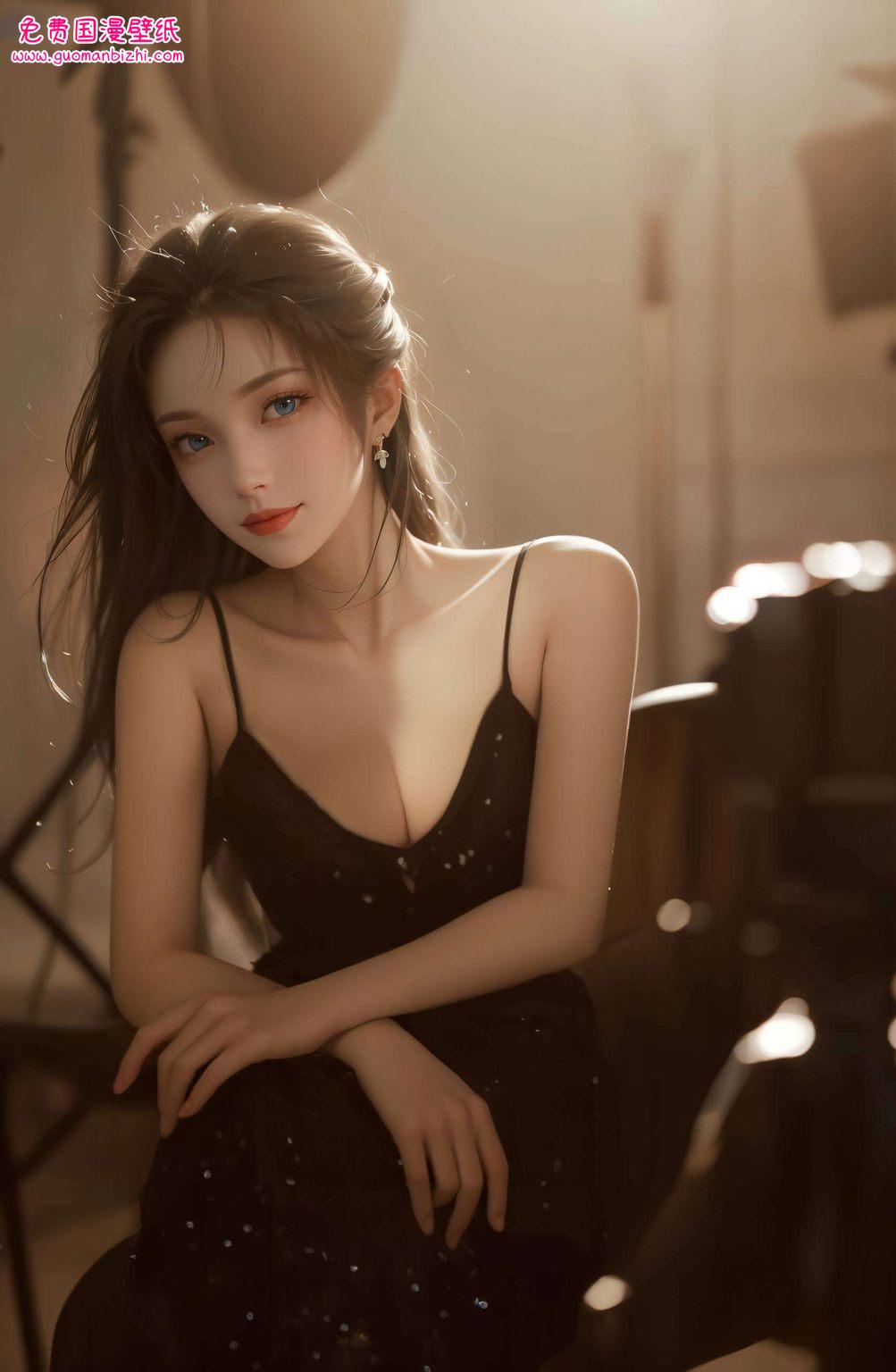 高清壁纸中的她宛若从玄幻故事中走出来