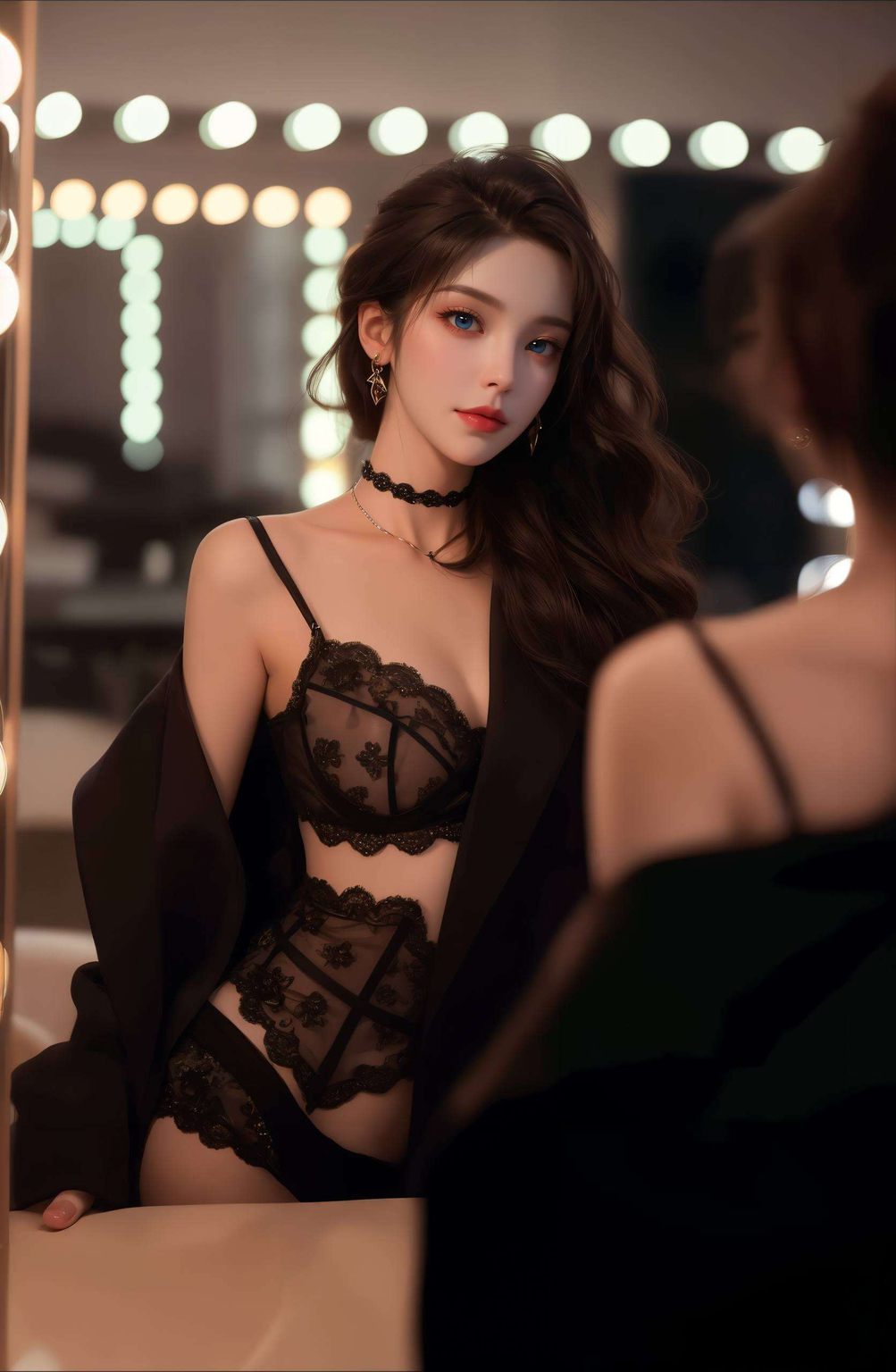 完全是国漫美女的代表美得让人忍不住偷偷多看一眼！
