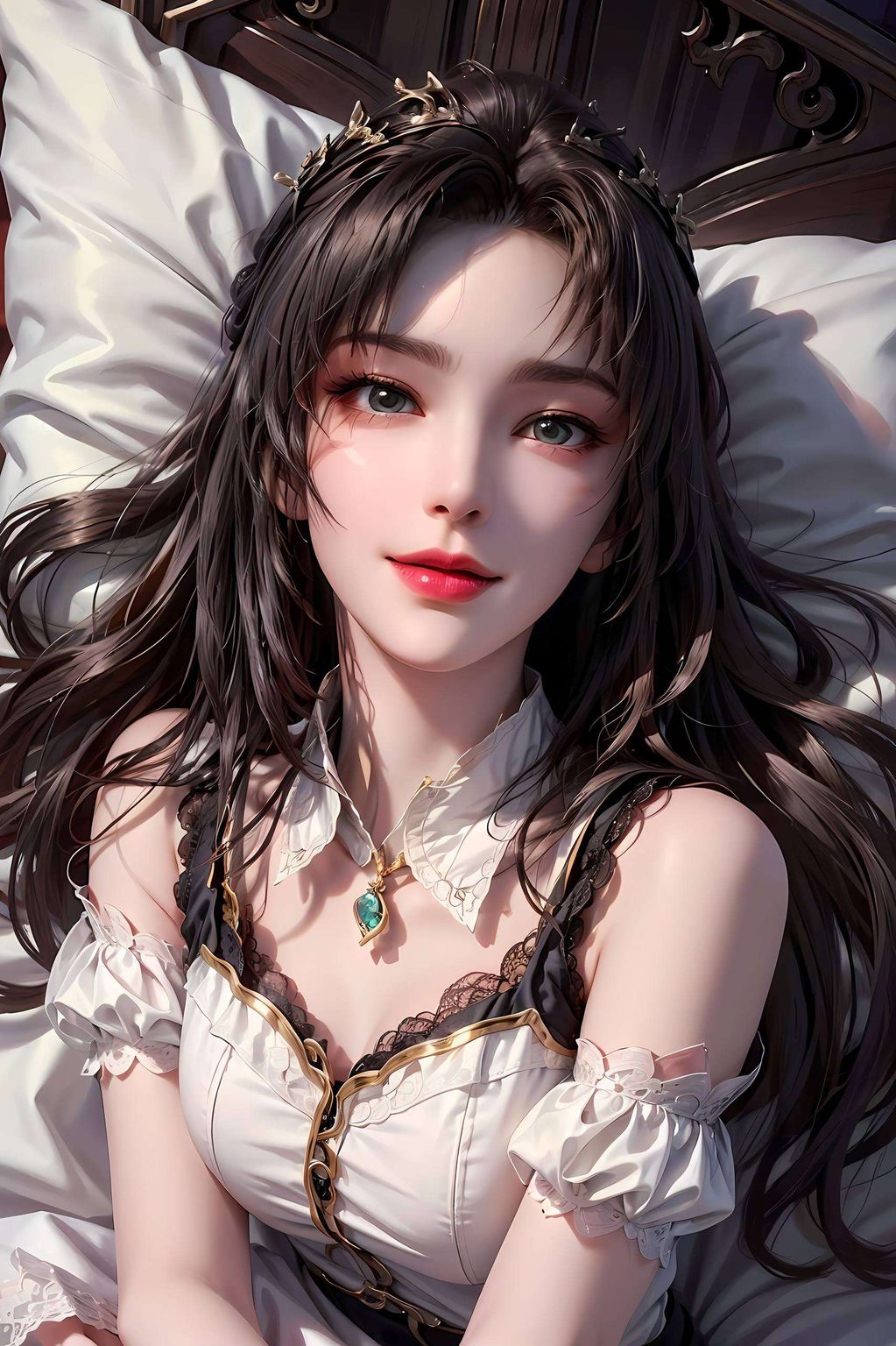 这幅国漫壁纸不仅是动漫美女的代名词